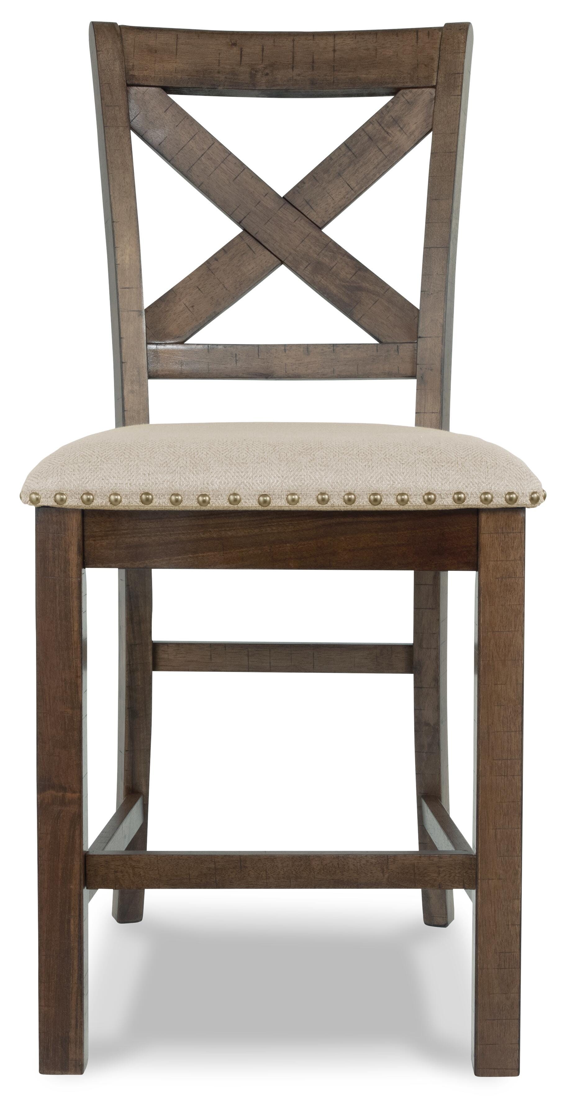 Mesa de comedor a la altura de la encimera Moriville con 4 taburetes, banco y aparador - image 11