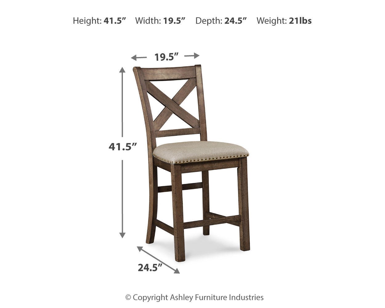 Moriville Counter Height Bar Stool - image 4