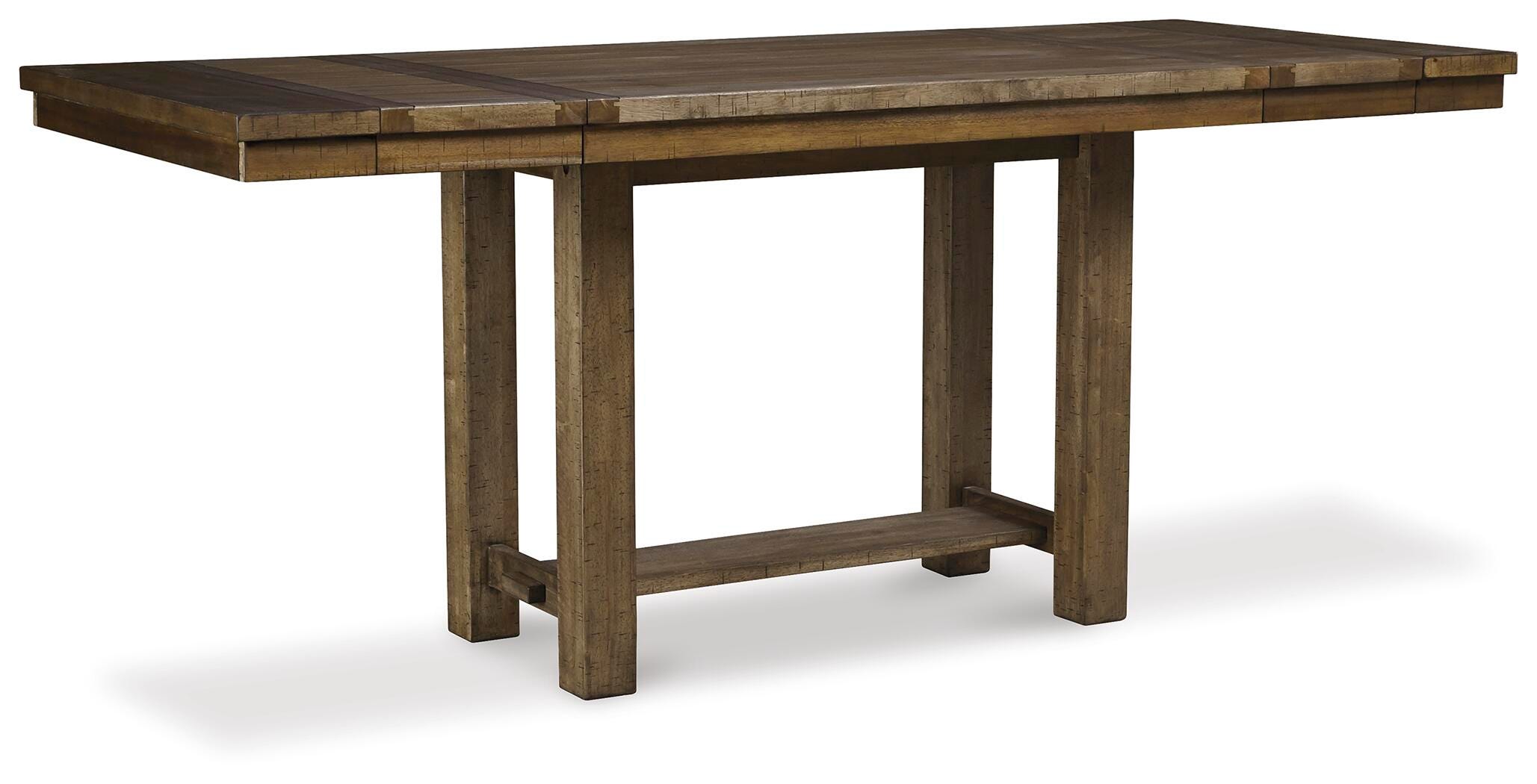 Moriville Counter Height Dining Extension Table, Grayish Brown, large