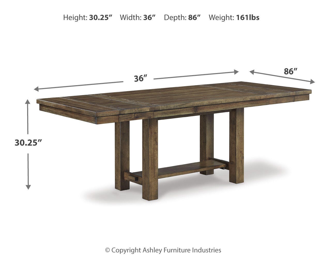 Mesa extensible de comedor Moriville - image 4