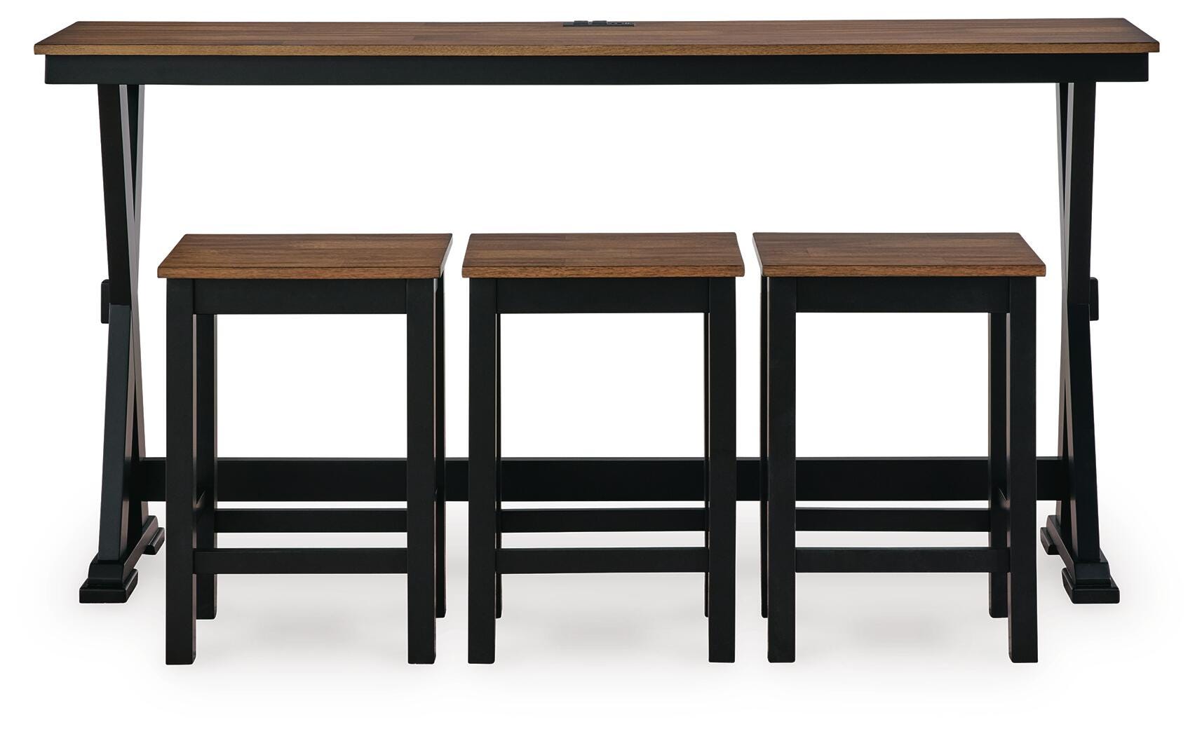Wildenauer Counter Height Dining Table and 3 Barstools Set - image 3