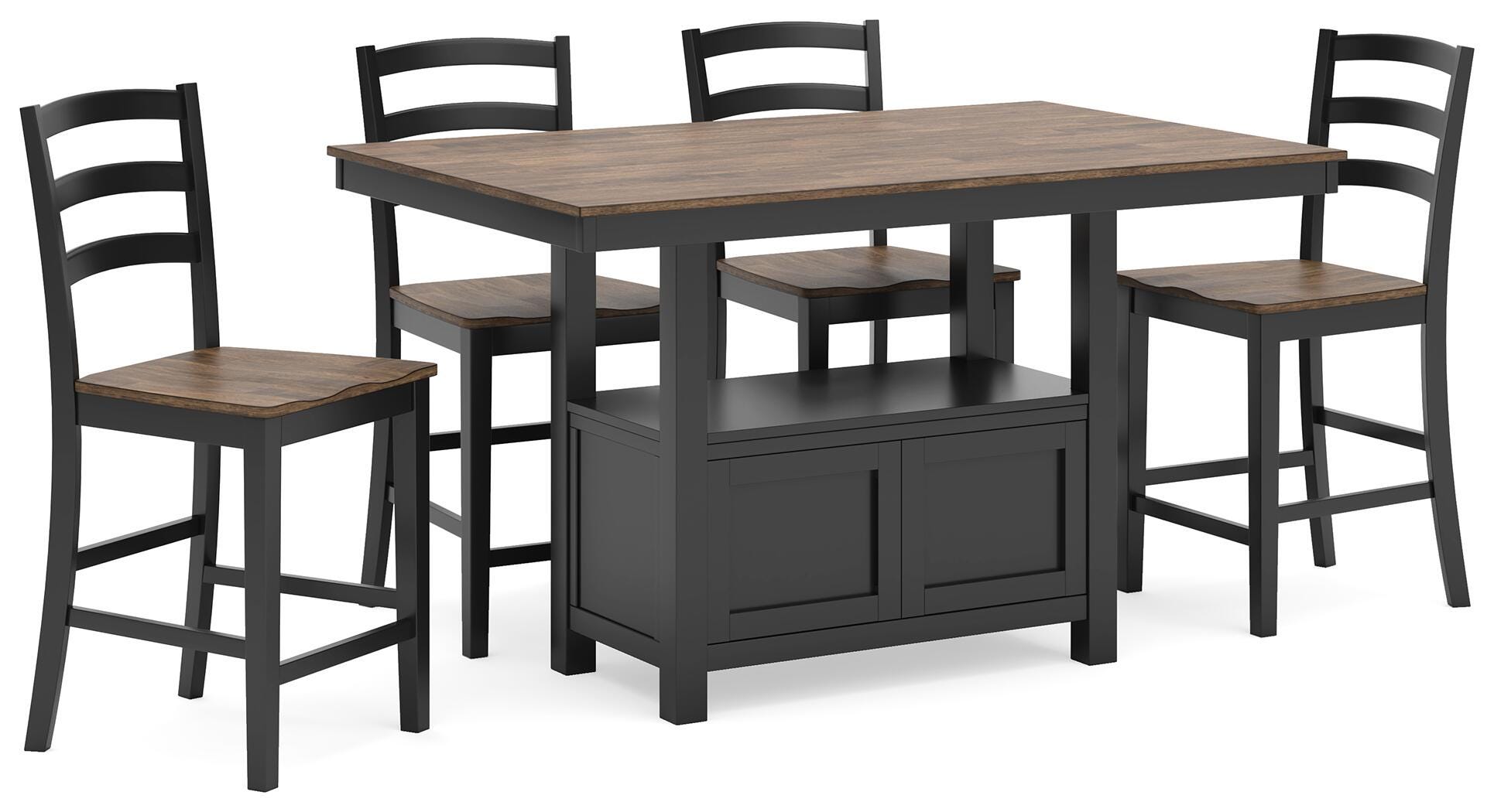 Wildenauer Counter Height Dining Table and 4 Barstools - image 2