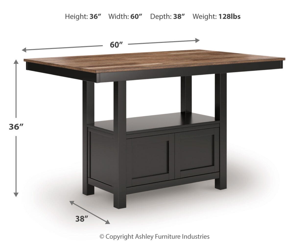 Wildenauer Counter Height Dining Table - image 11