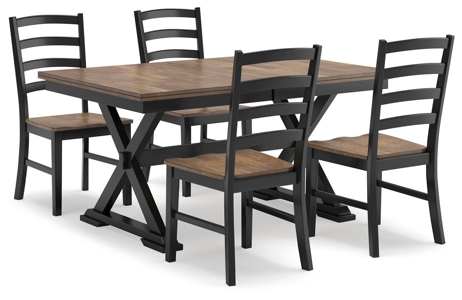 Wildenauer Dining Table and 4 Chairs, , large