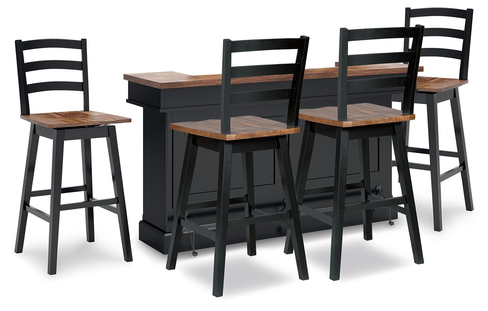 Wildenauer Bar Table and 4 Barstools