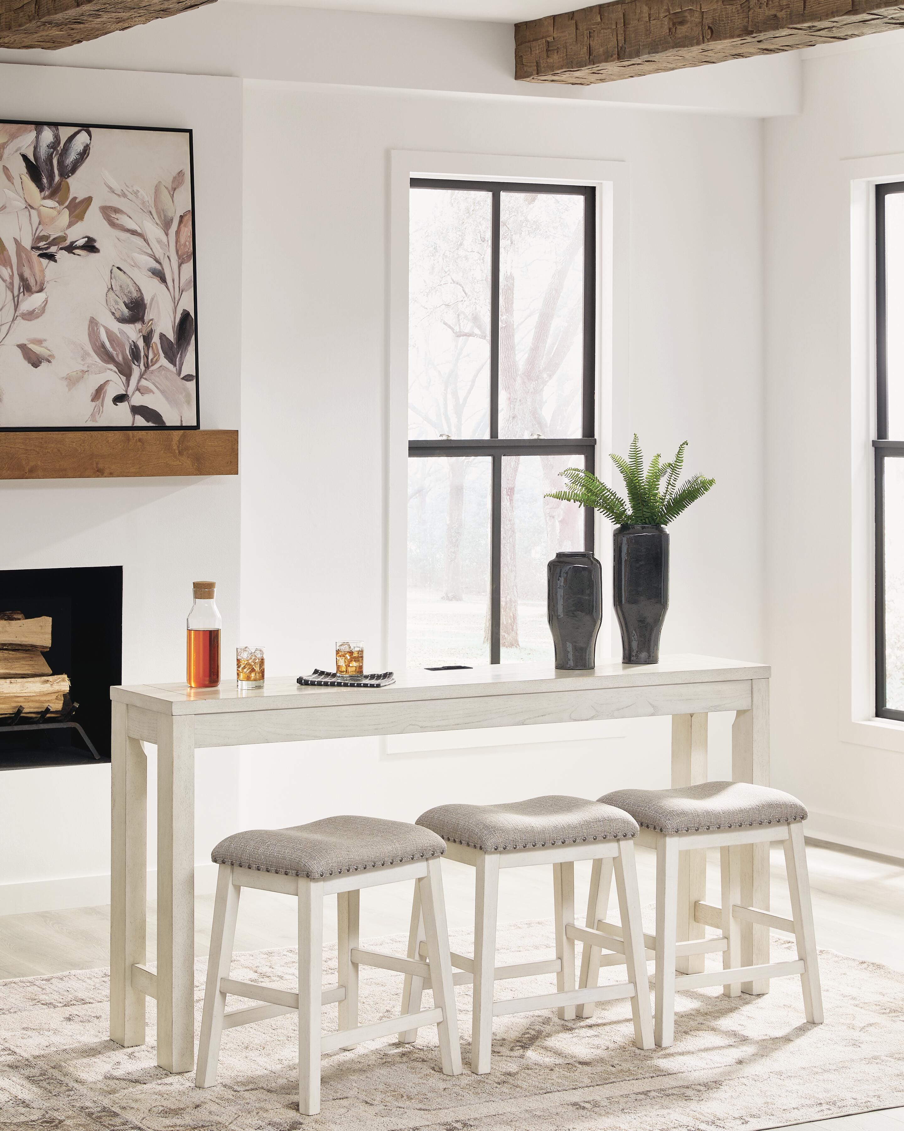 Robbinsdale Counter Height Dining Table and 3 Barstools Set - image 9