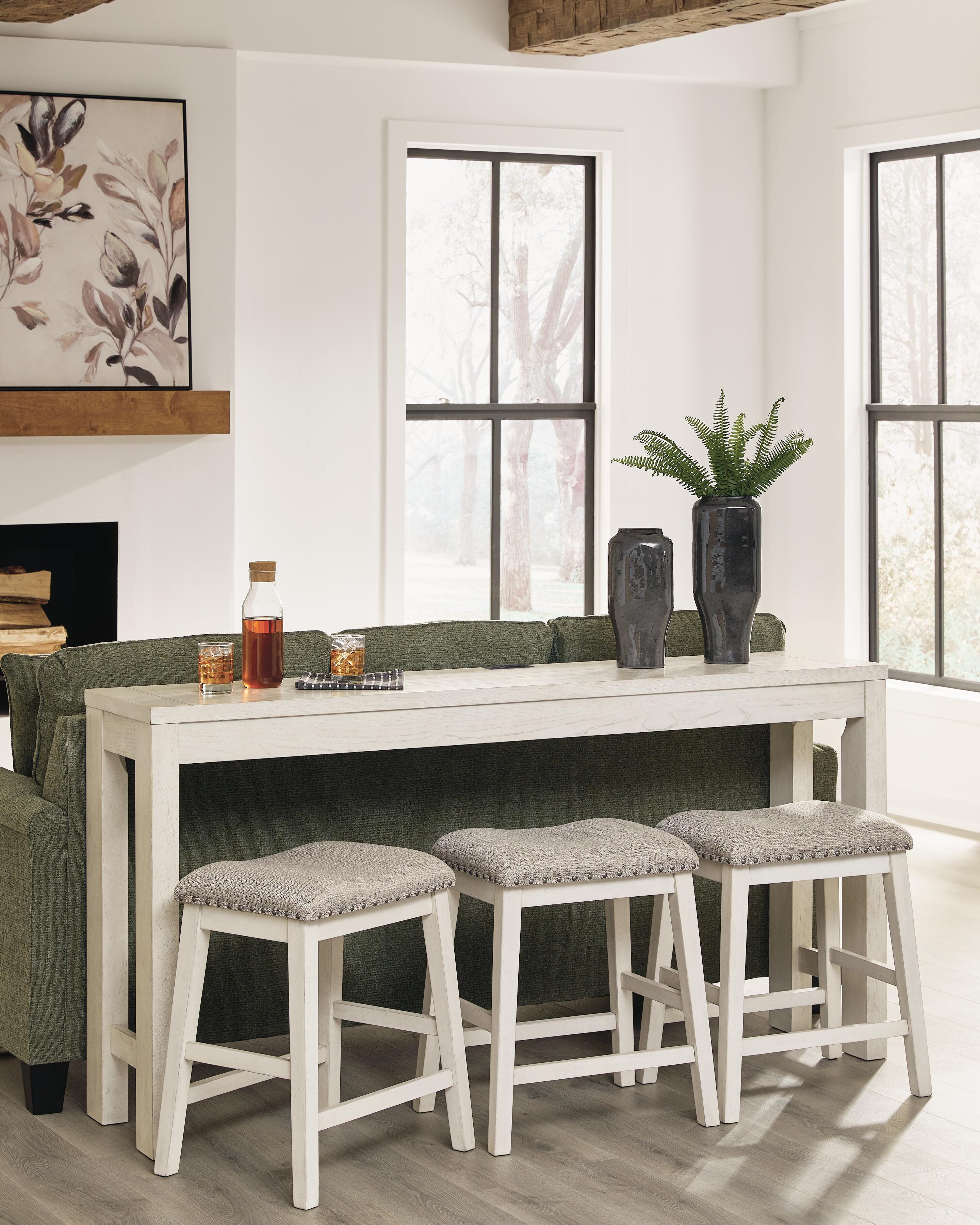 Robbinsdale Counter Height Dining Table and 3 Barstools Set - image 10