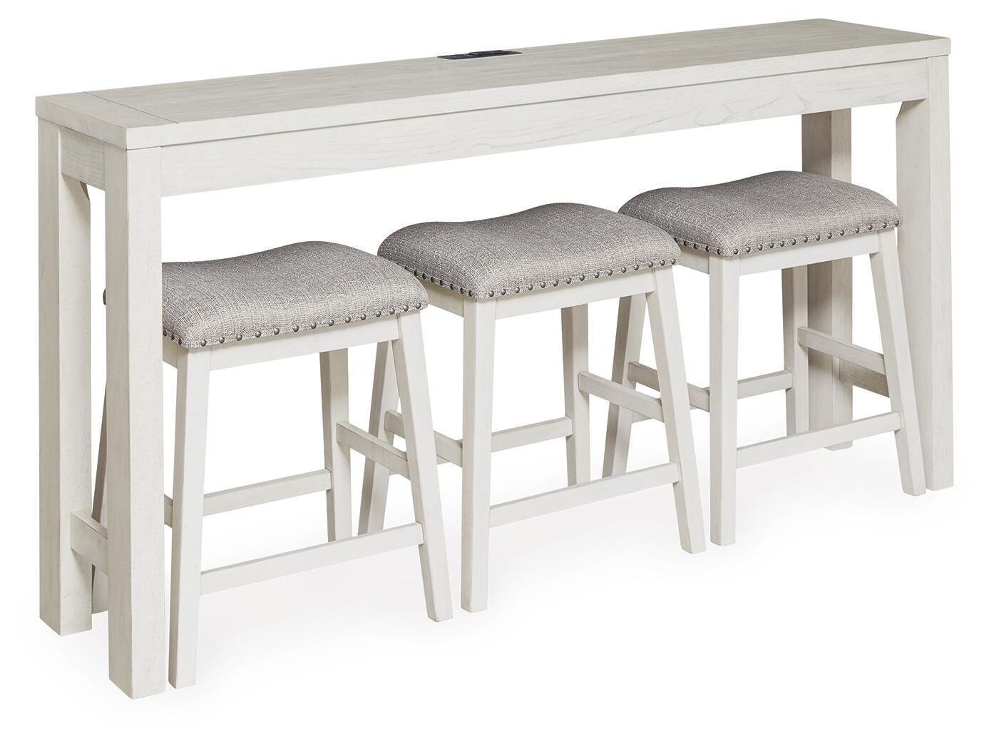 Robbinsdale Counter Height Dining Table and 3 Barstools Set, , large