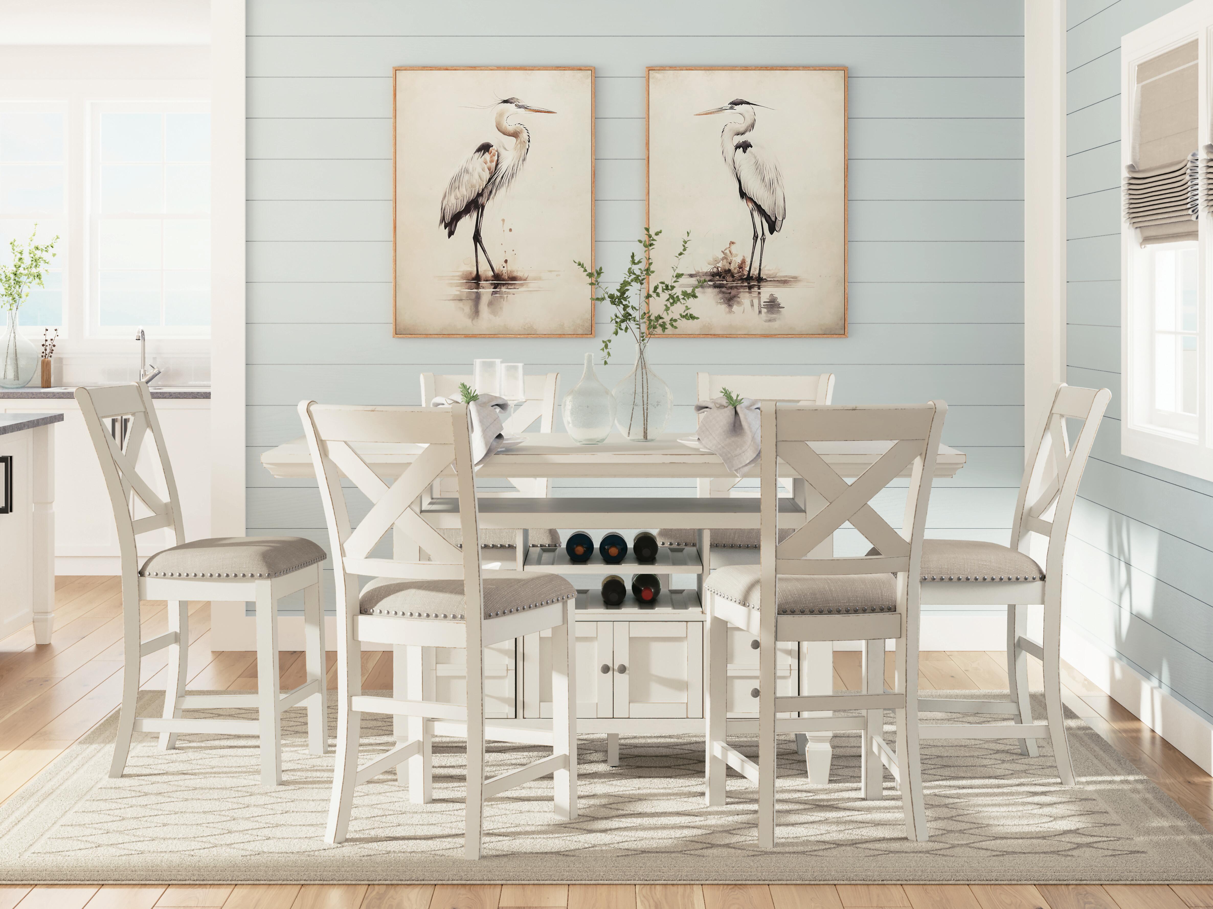 Robbinsdale Counter Height Dining Table and 6 Barstools, , rollover