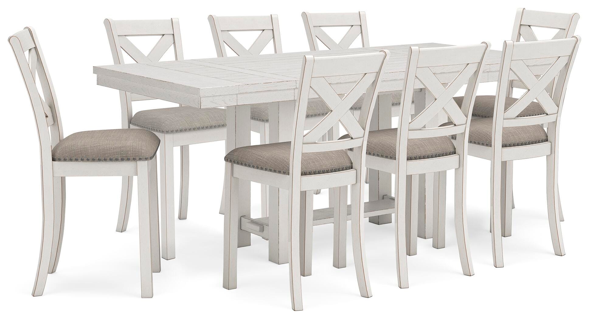 Robbinsdale Counter Height Table and 8 Barstools - image 1