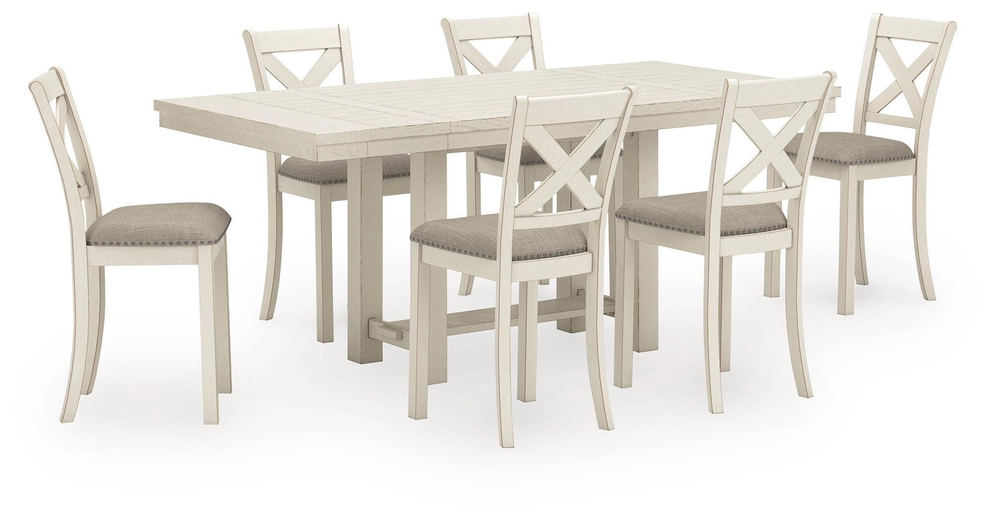 Robbinsdale Counter Height Dining Table and 6 Barstools, , large