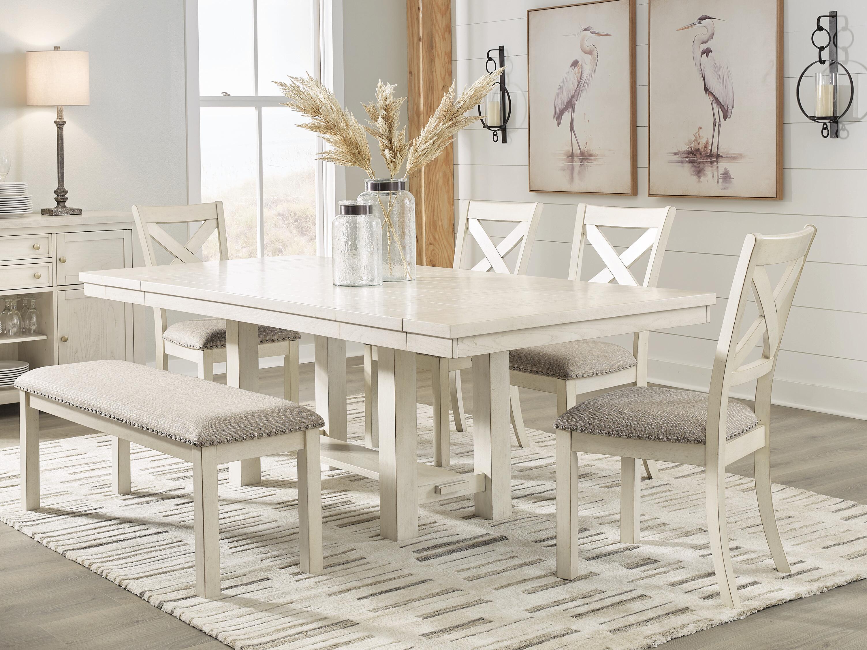 Robbinsdale Dining Table, 4 Chairs and Bench - image 1