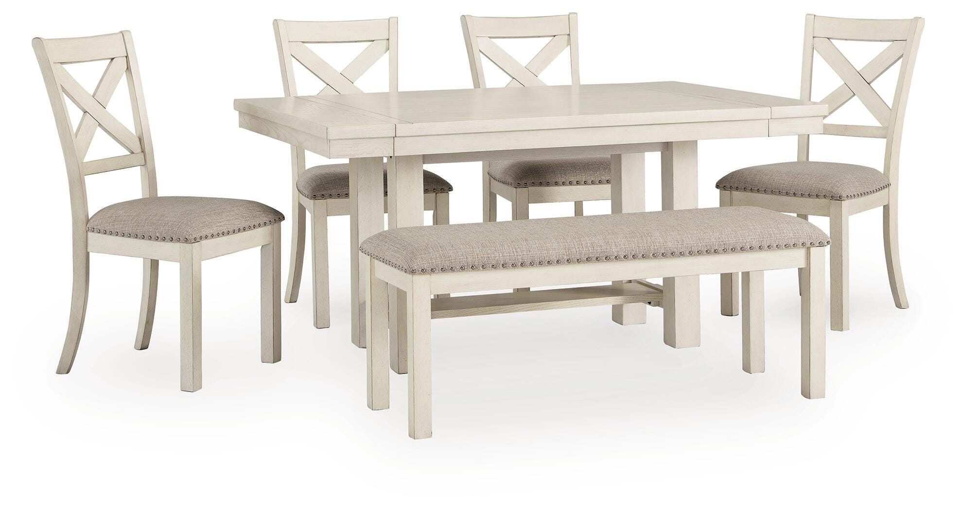 Robbinsdale Dining Table, 4 Chairs and Bench - image 2