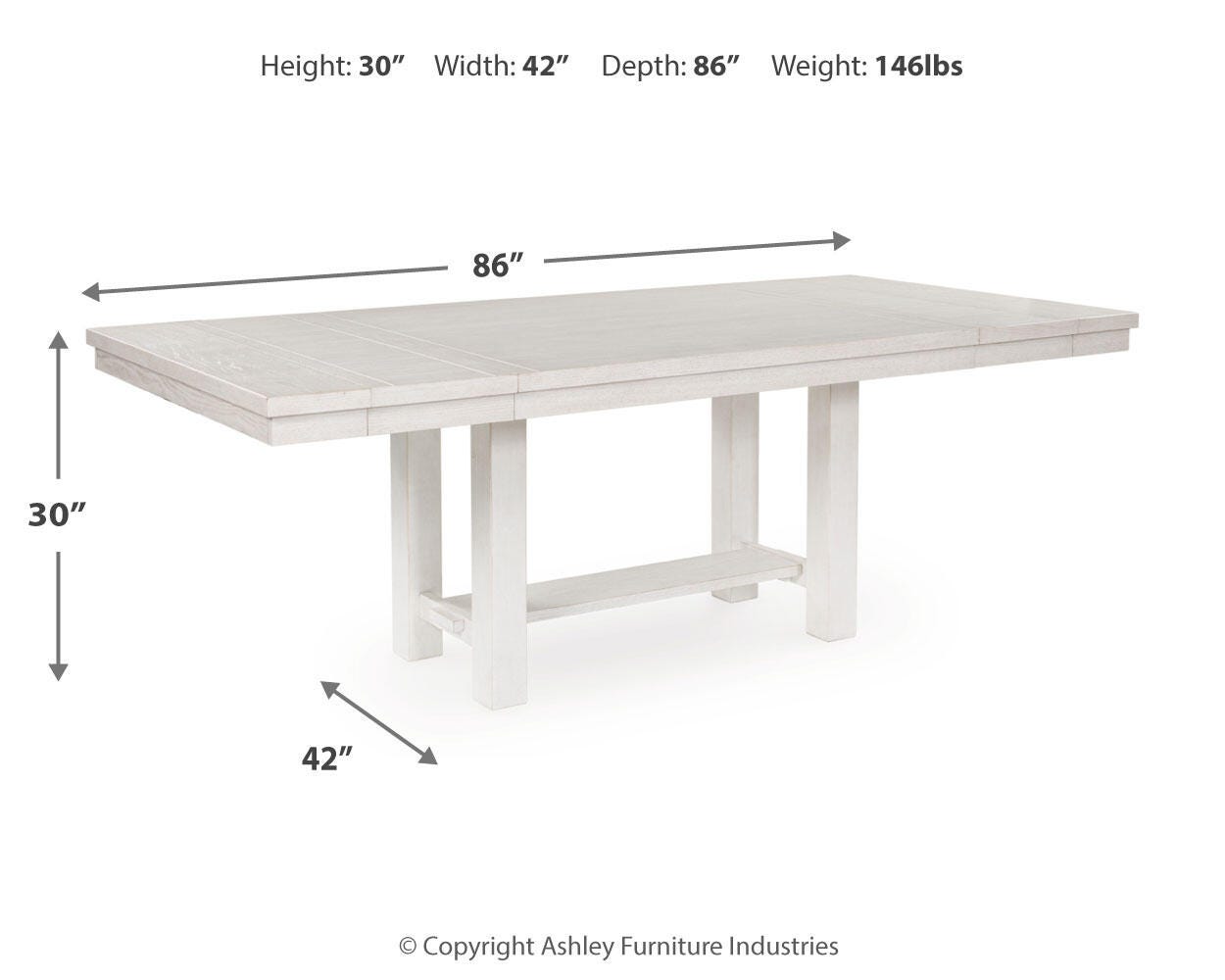 Robbinsdale Dining Extension Table - image 9