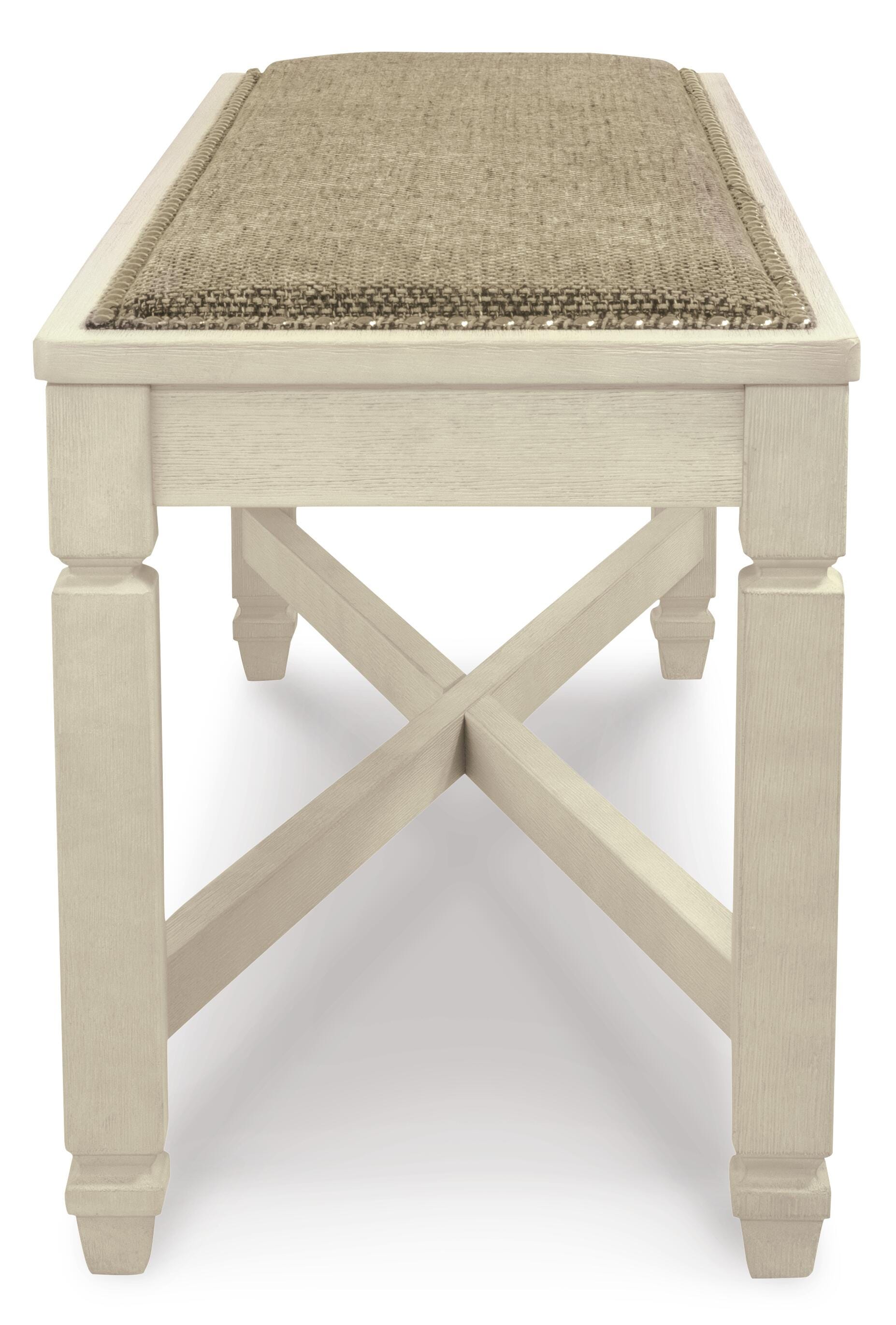 Bolanburg test Dining Table and 4 Chairs and Bench, Two-tone, large