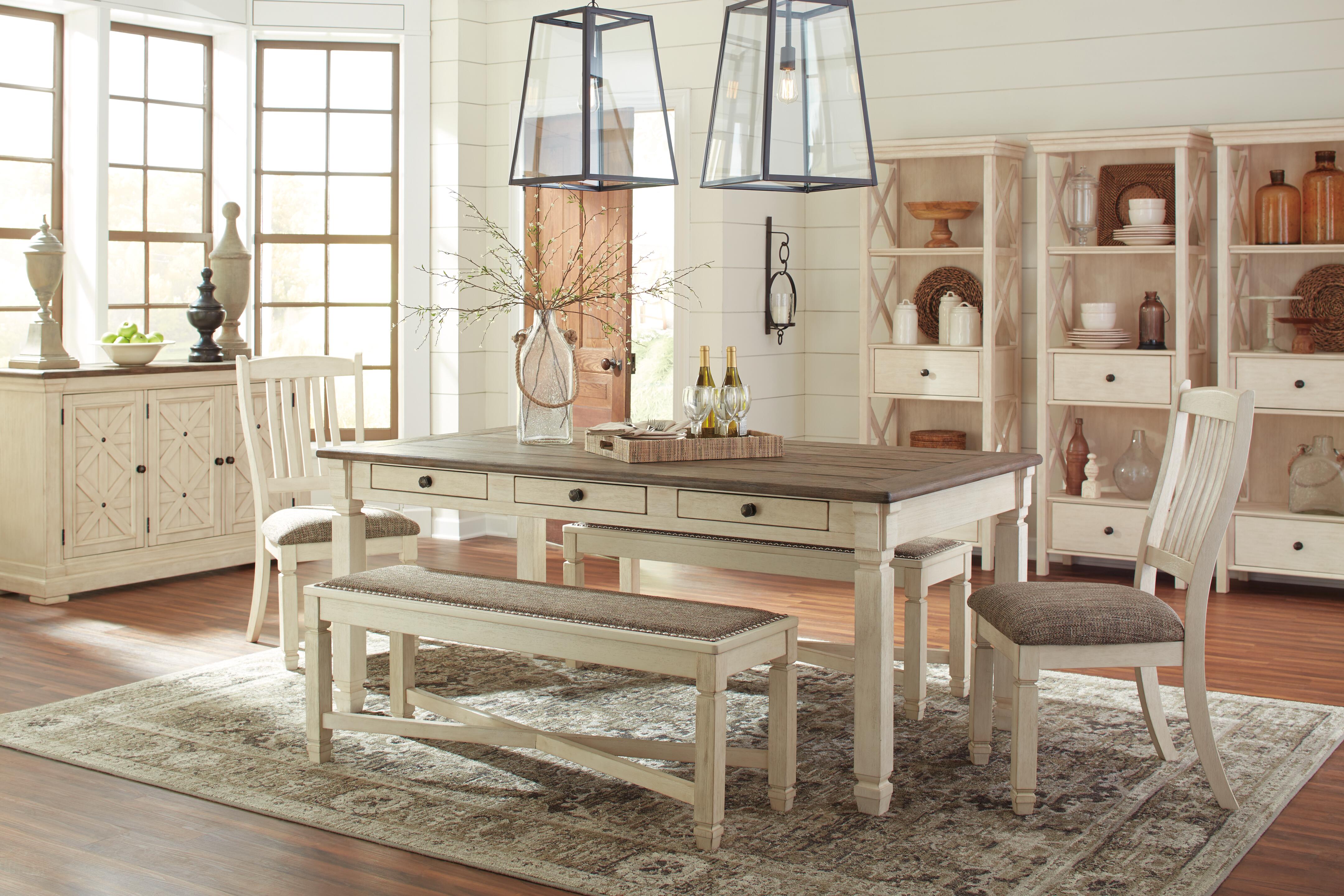 Bolanburg Dining Server, Two-tone, large
