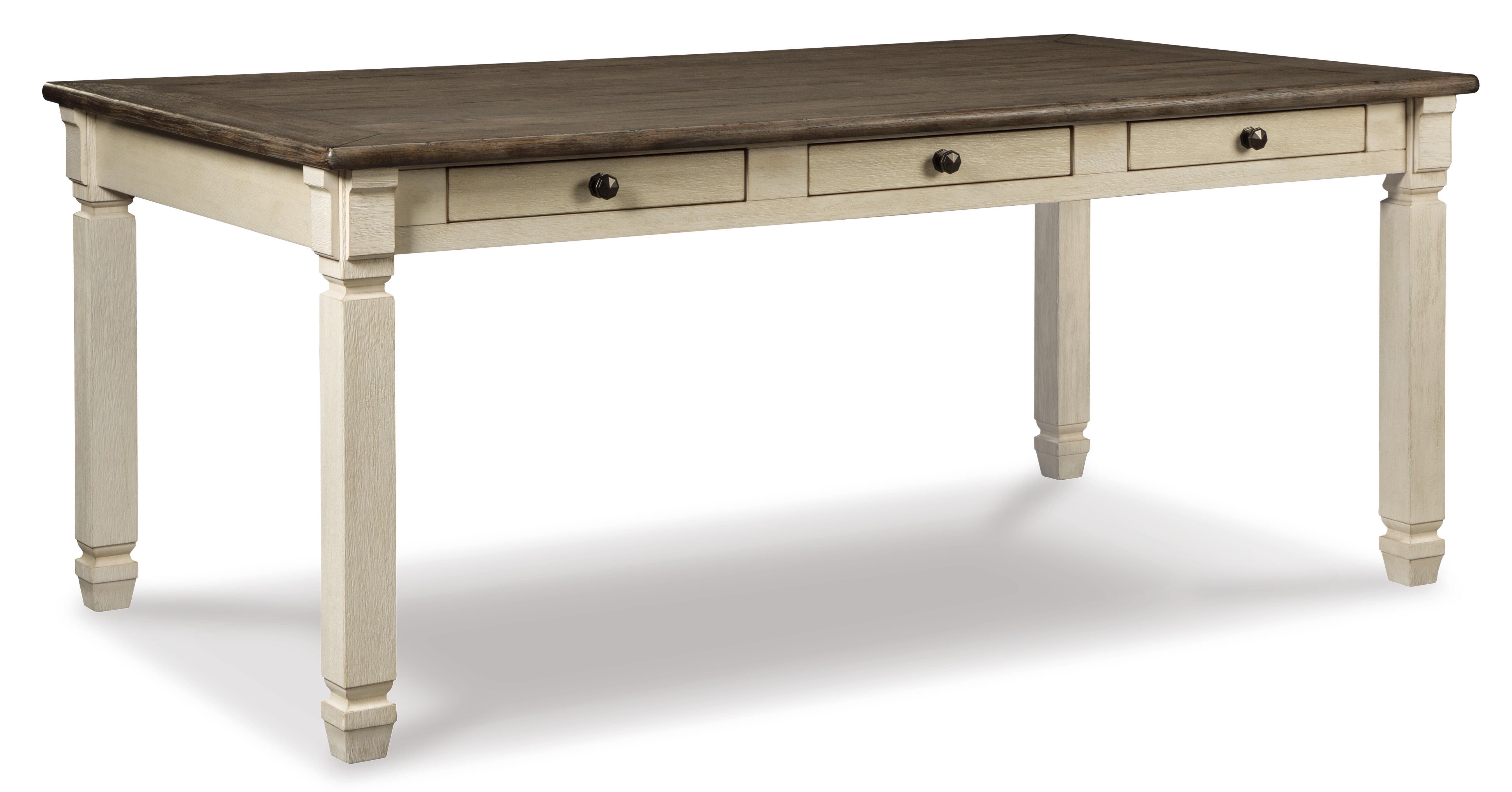 Bolanburg test Dining Table and 4 Chairs and Bench, Two-tone, large