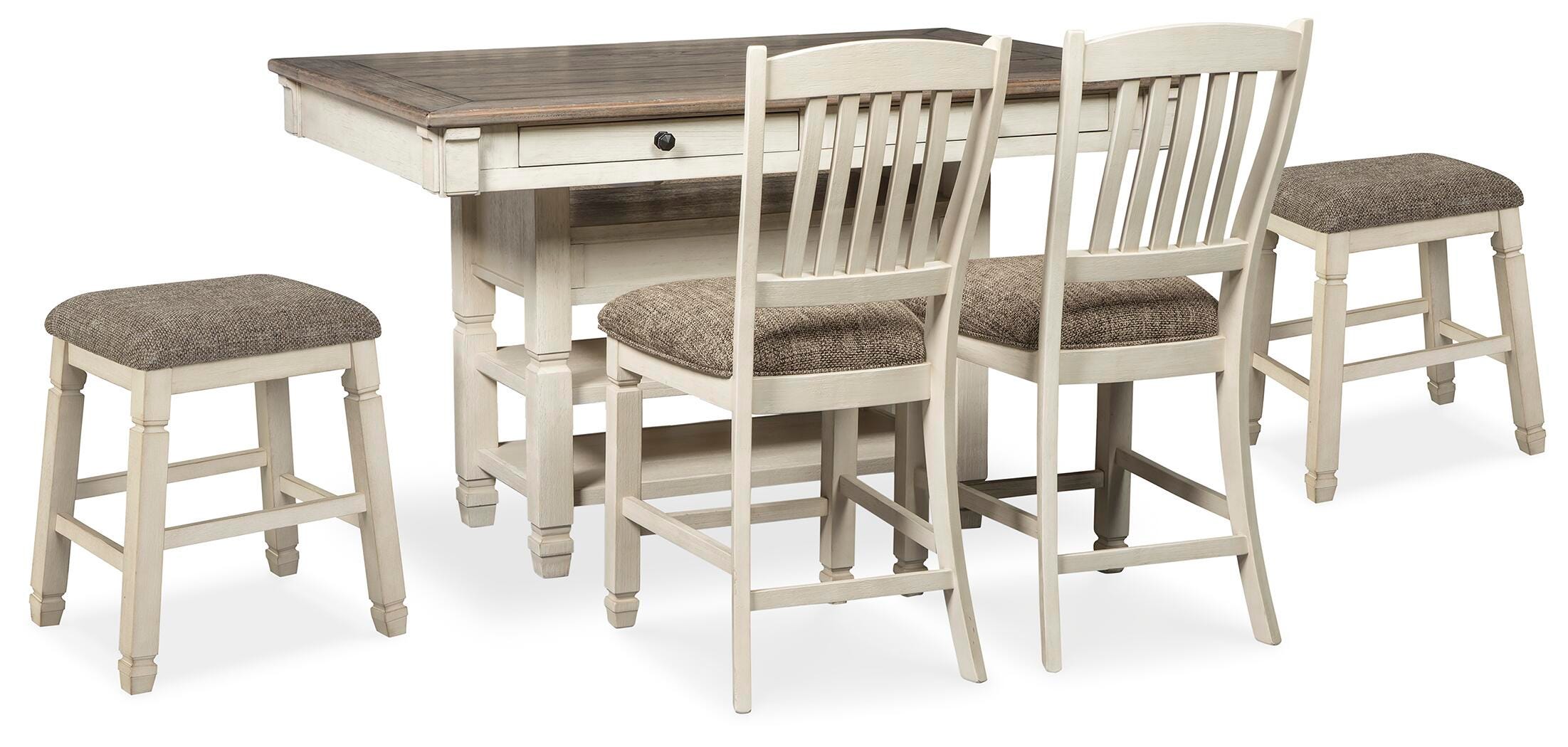Bolanburg Counter Height Dining Table and 4 Barstools - image 1