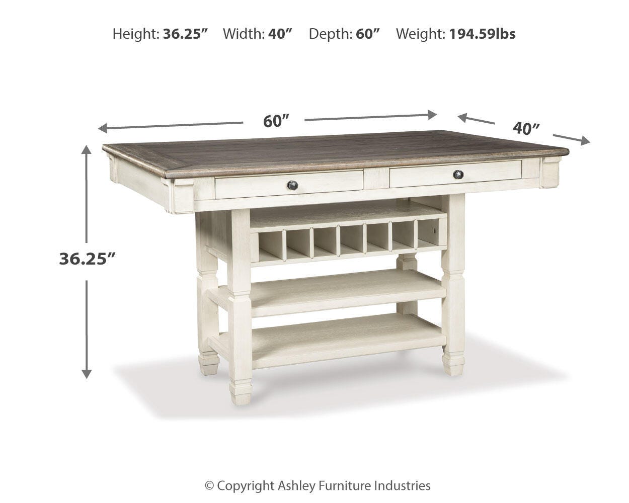 Bolanburg Dimensions