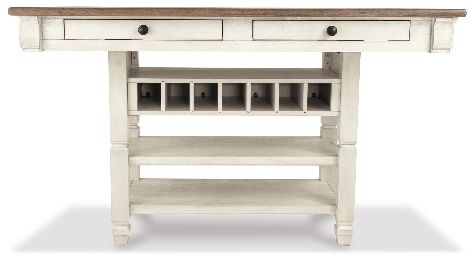 Bolanburg Counter Height Table with 6 Barstools, Server and Display Cabinet - image 2