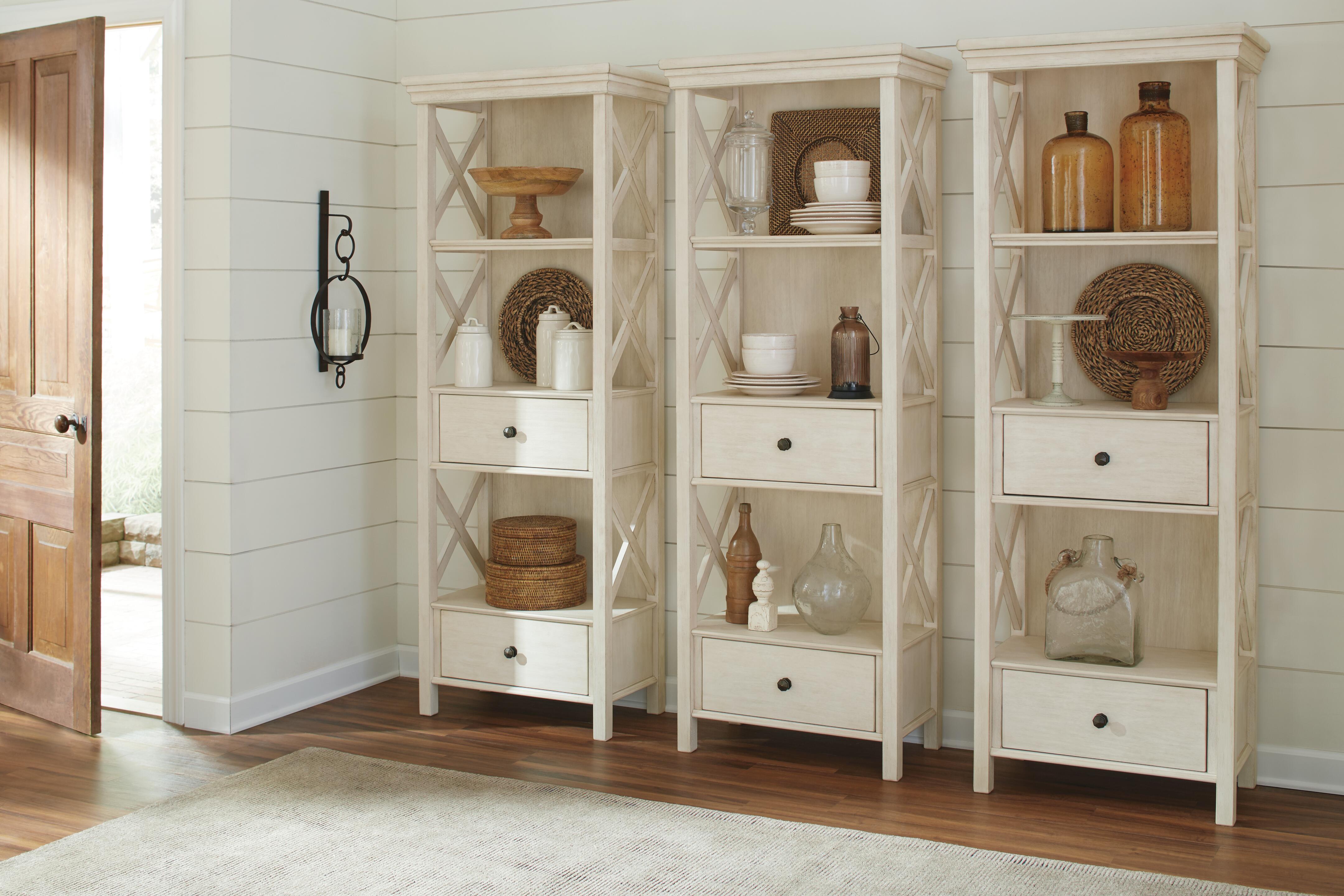 Bolanburg Display Cabinet, Antique White, large