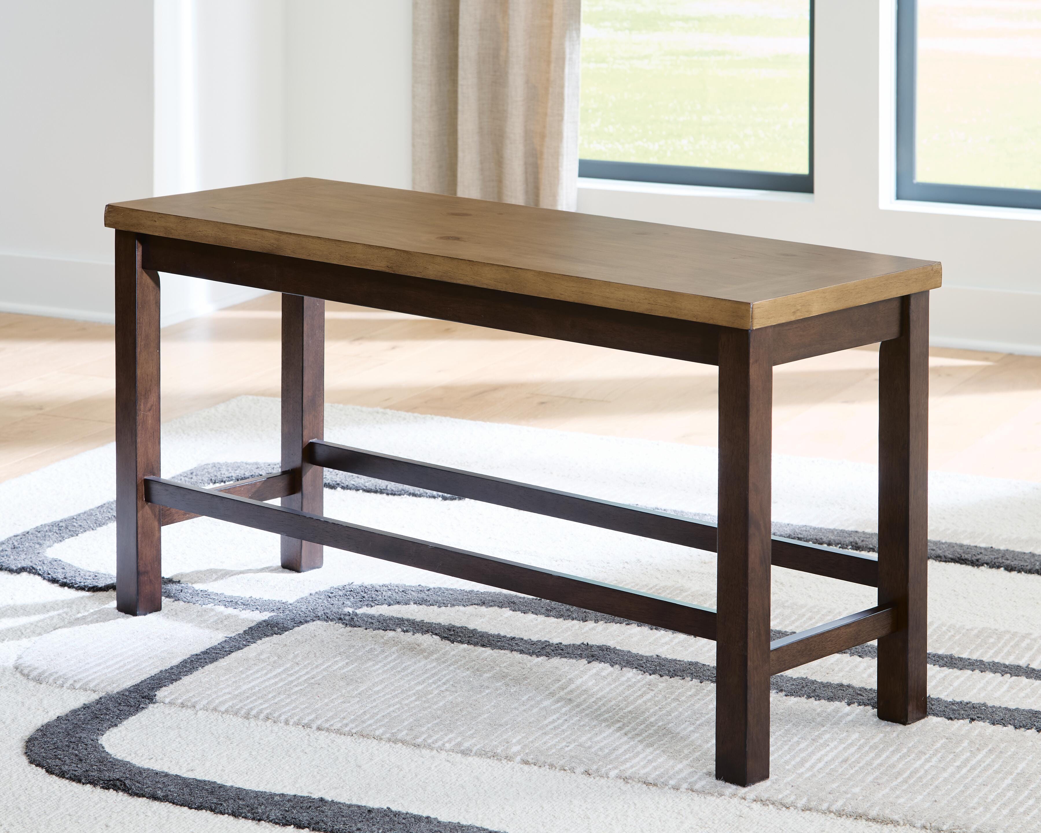 Rylandeen Counter Height Extension Dining Table 4 Barstools and Bench - image 16