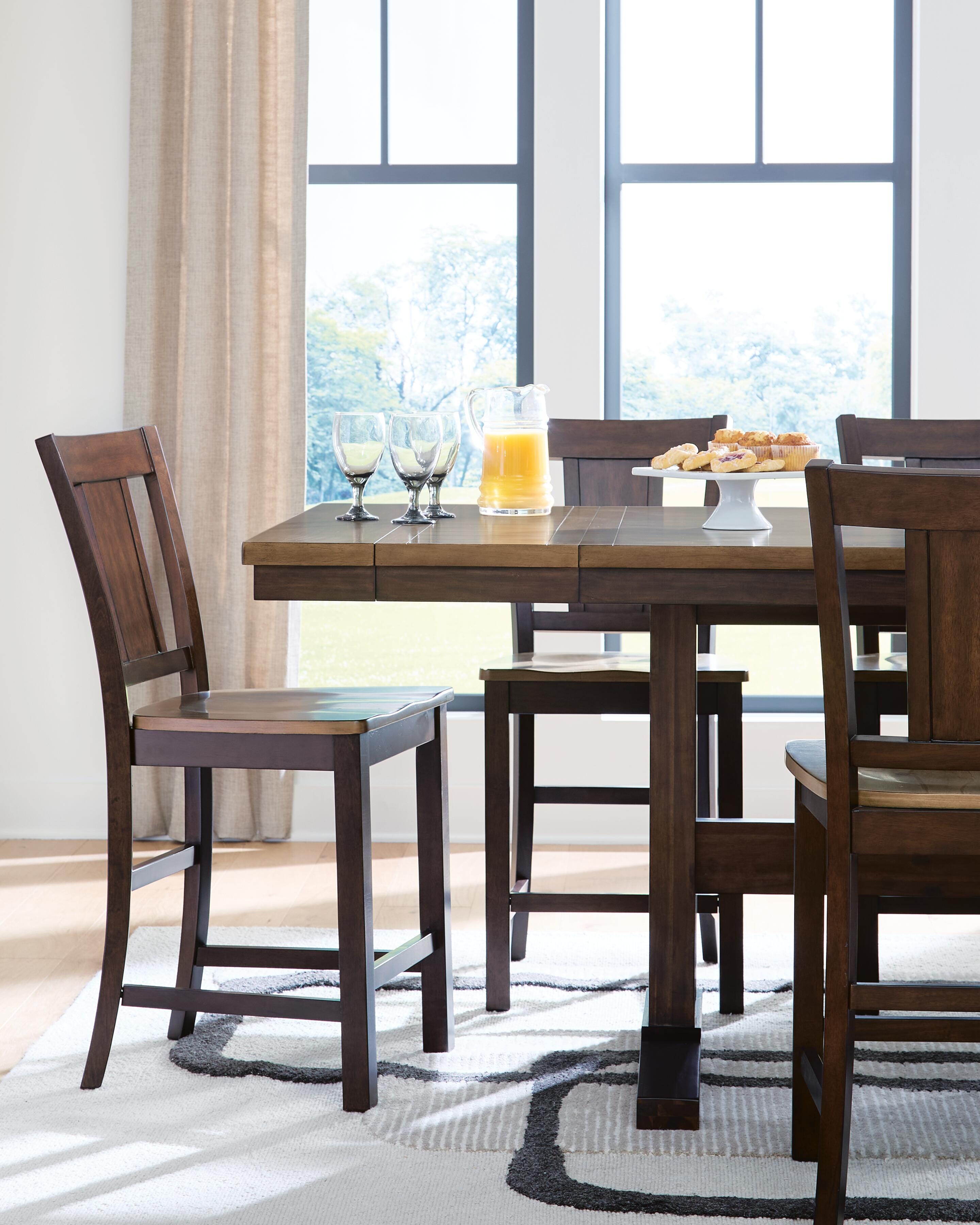 Rylandeen Counter Height Extension Dining Table and 6 Barstools - image 13