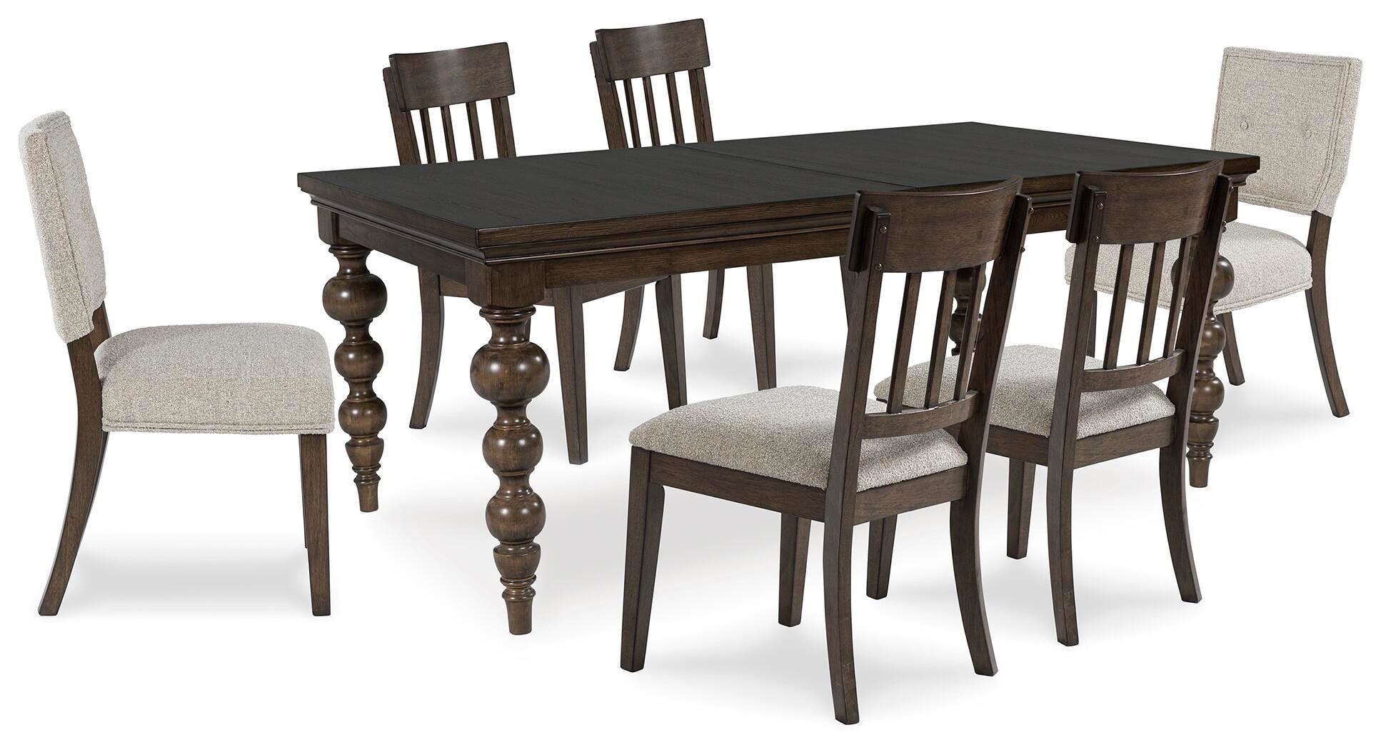Veramond Extendable Dining Table and 6 Chairs