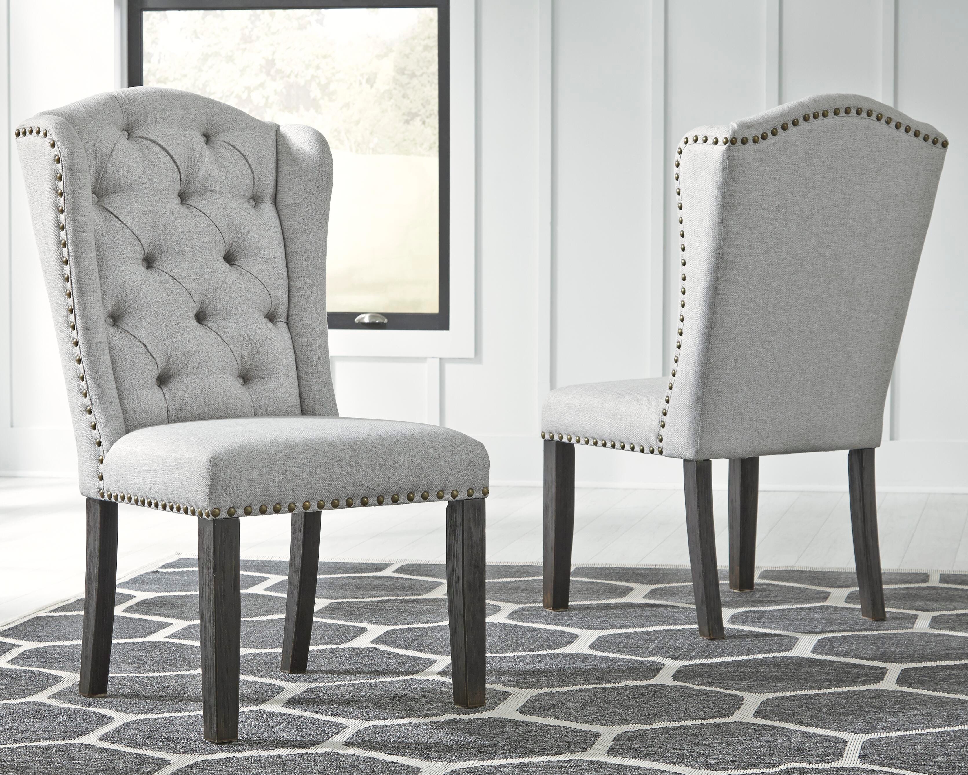 Jeanette Dining Chair, Linen, rollover
