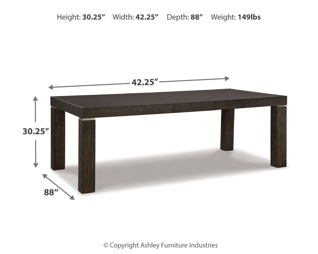 Hyndell Dining Extension Table, , large