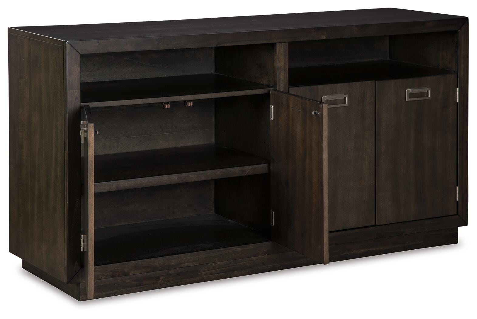 Hyndell Dining Server with Cabinets and Cubbies | Ashley