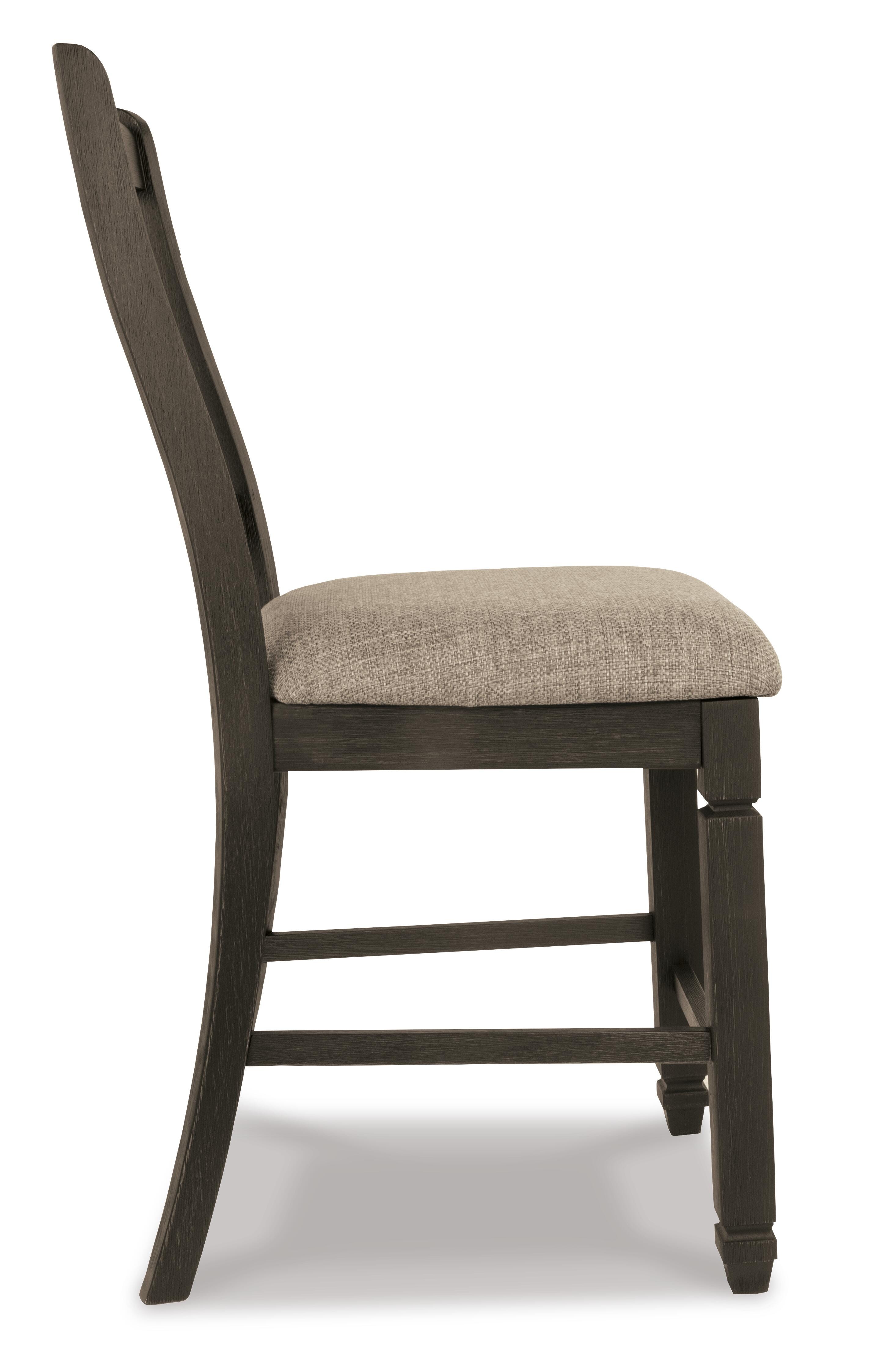 Tyler Creek Counter Height Bar Stool, Black/Grayish Brown, large