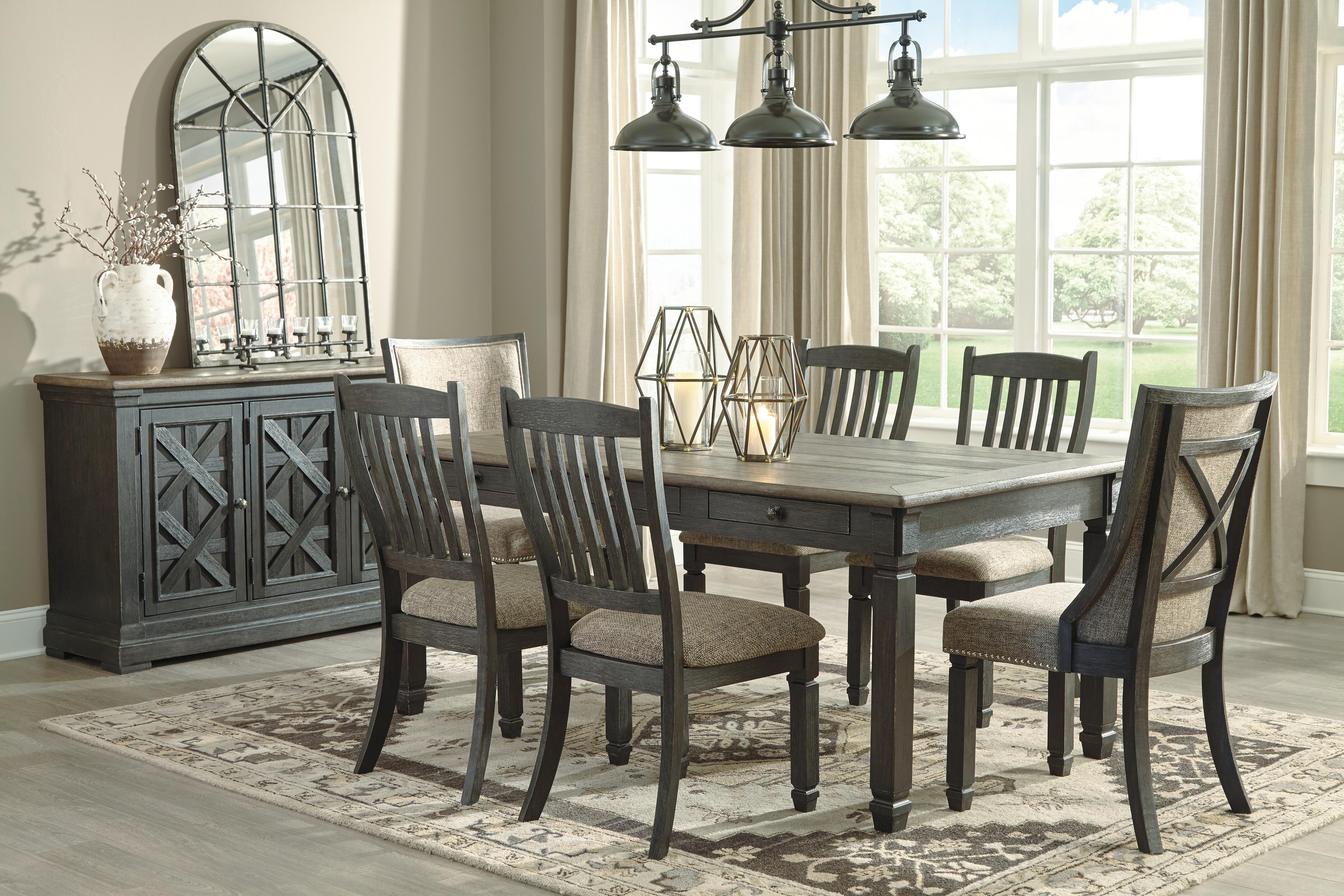 Tyler Creek Dining Chair, Black/Grayish Brown, large