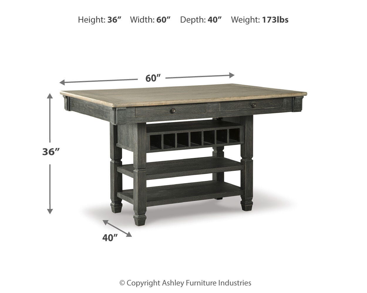 Tyler Creek Dimensions