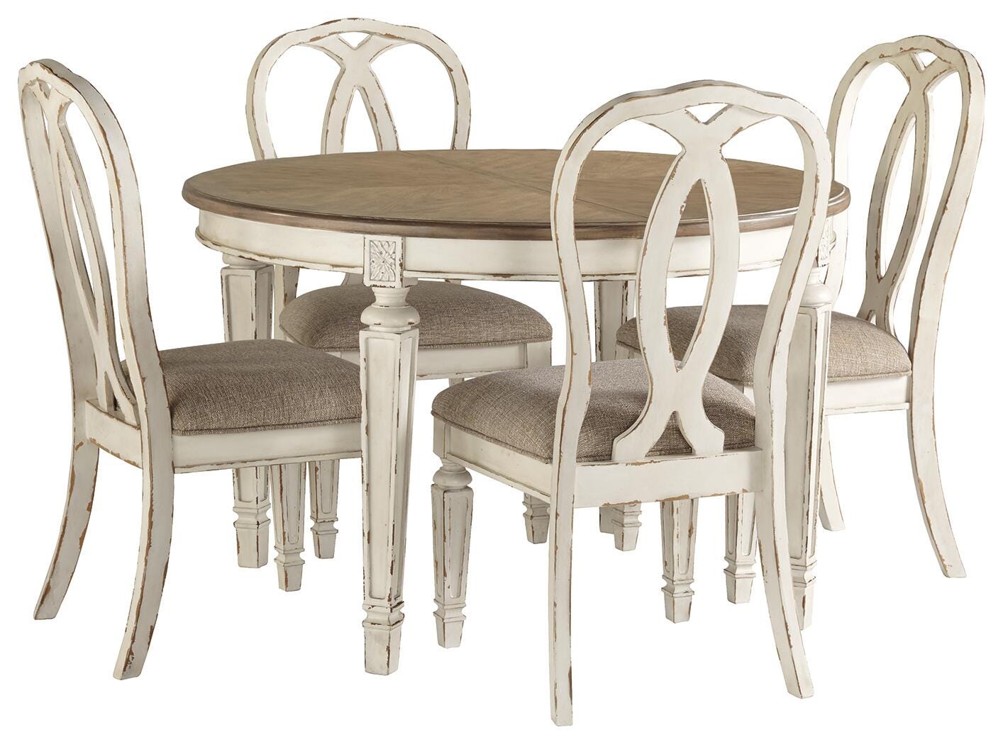 Mesa de comedor Realyn y 4 sillas - image 1