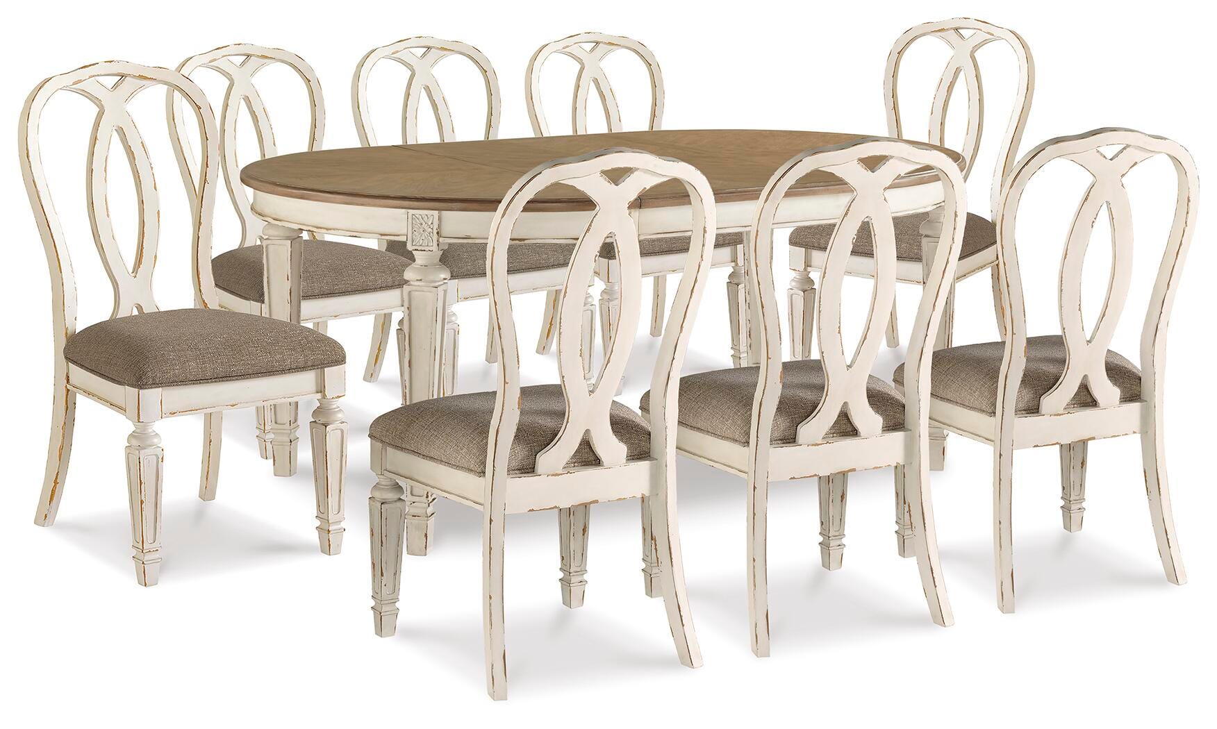 Mesa de comedor y 8 sillas Realyn - image 1