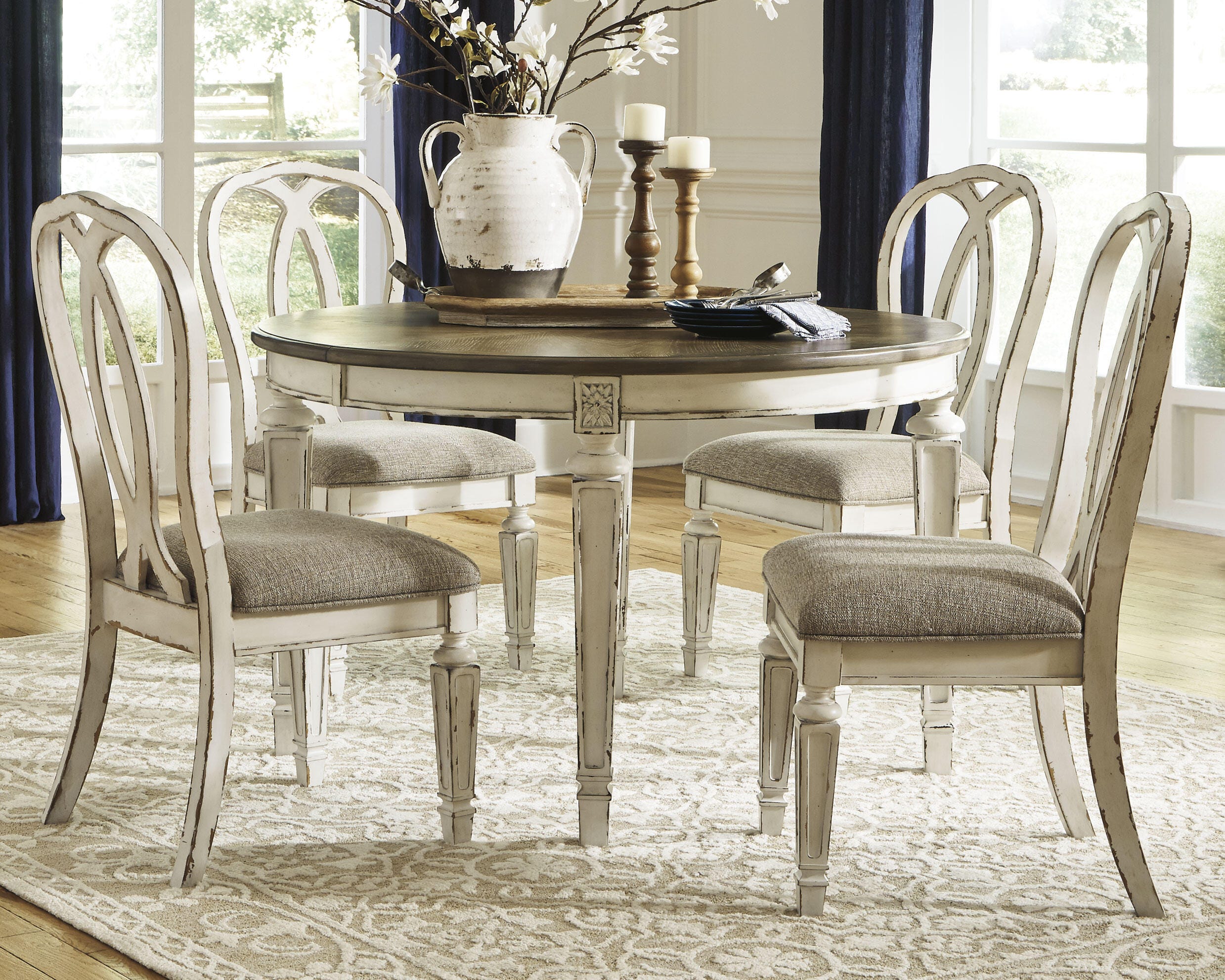 Realyn Dining Table and 4 Chairs, , large