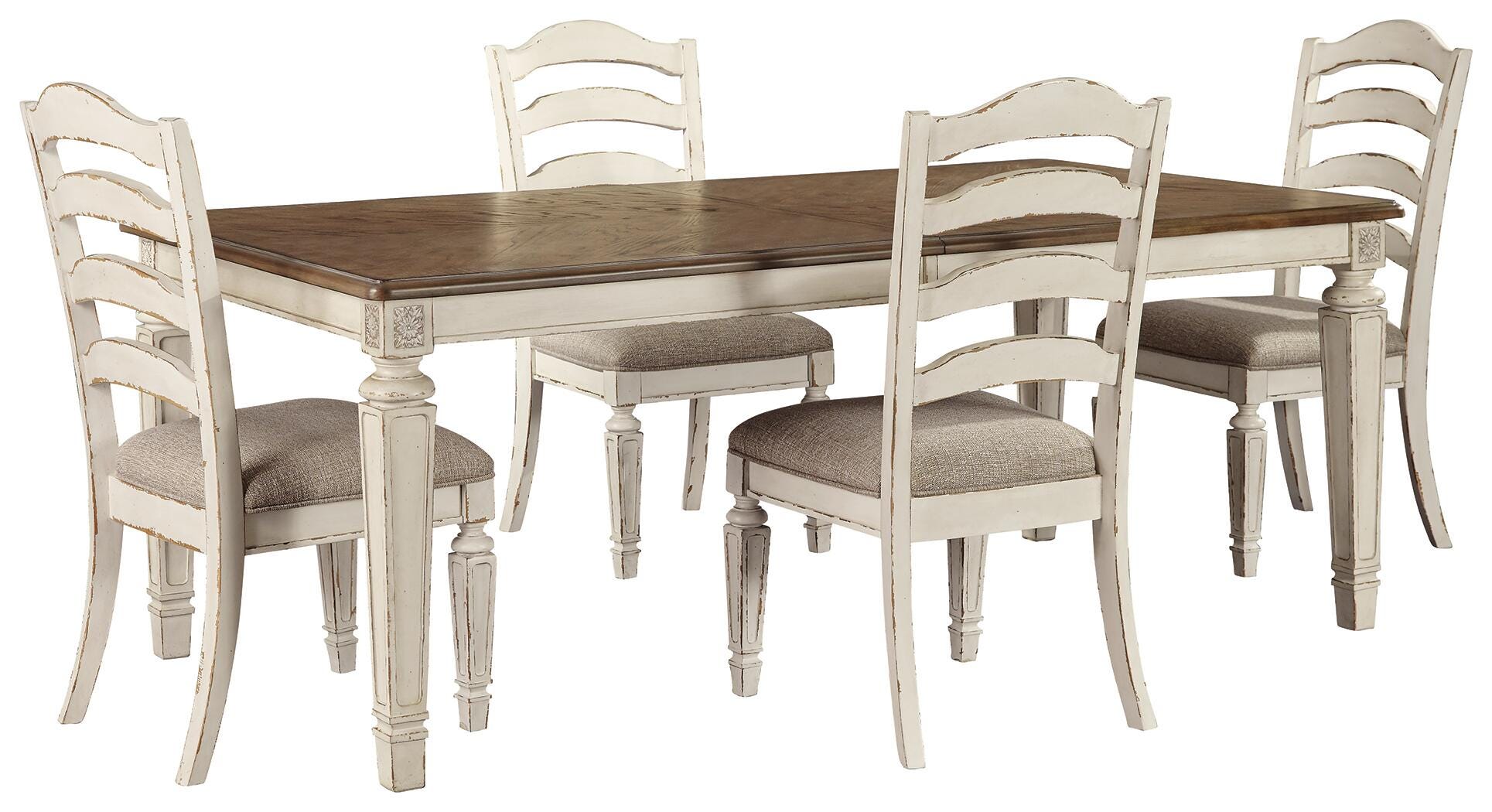 Realyn Dining Table and 4 Chairs, , large