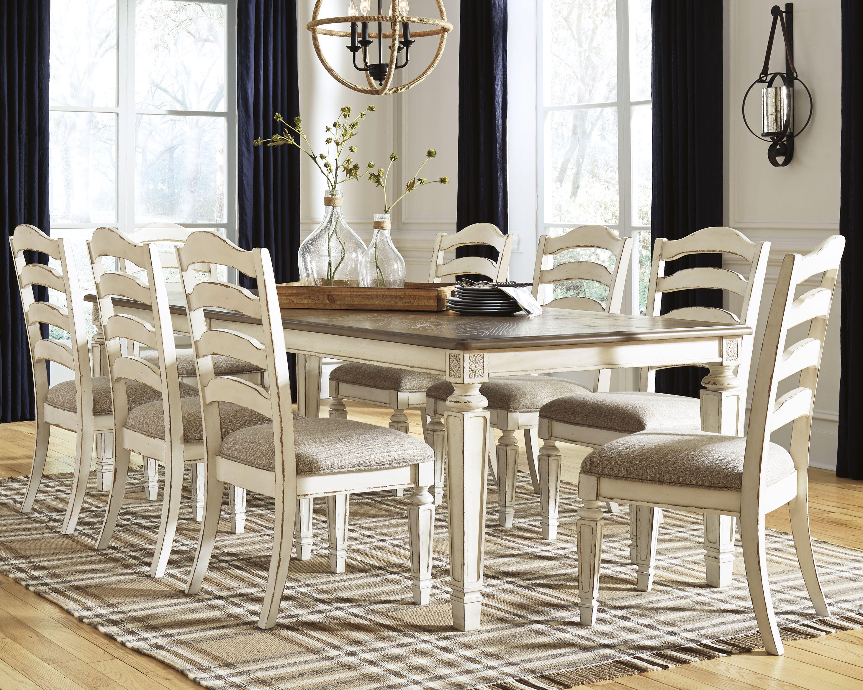 Realyn Dining Table and 8 Chairs, , large