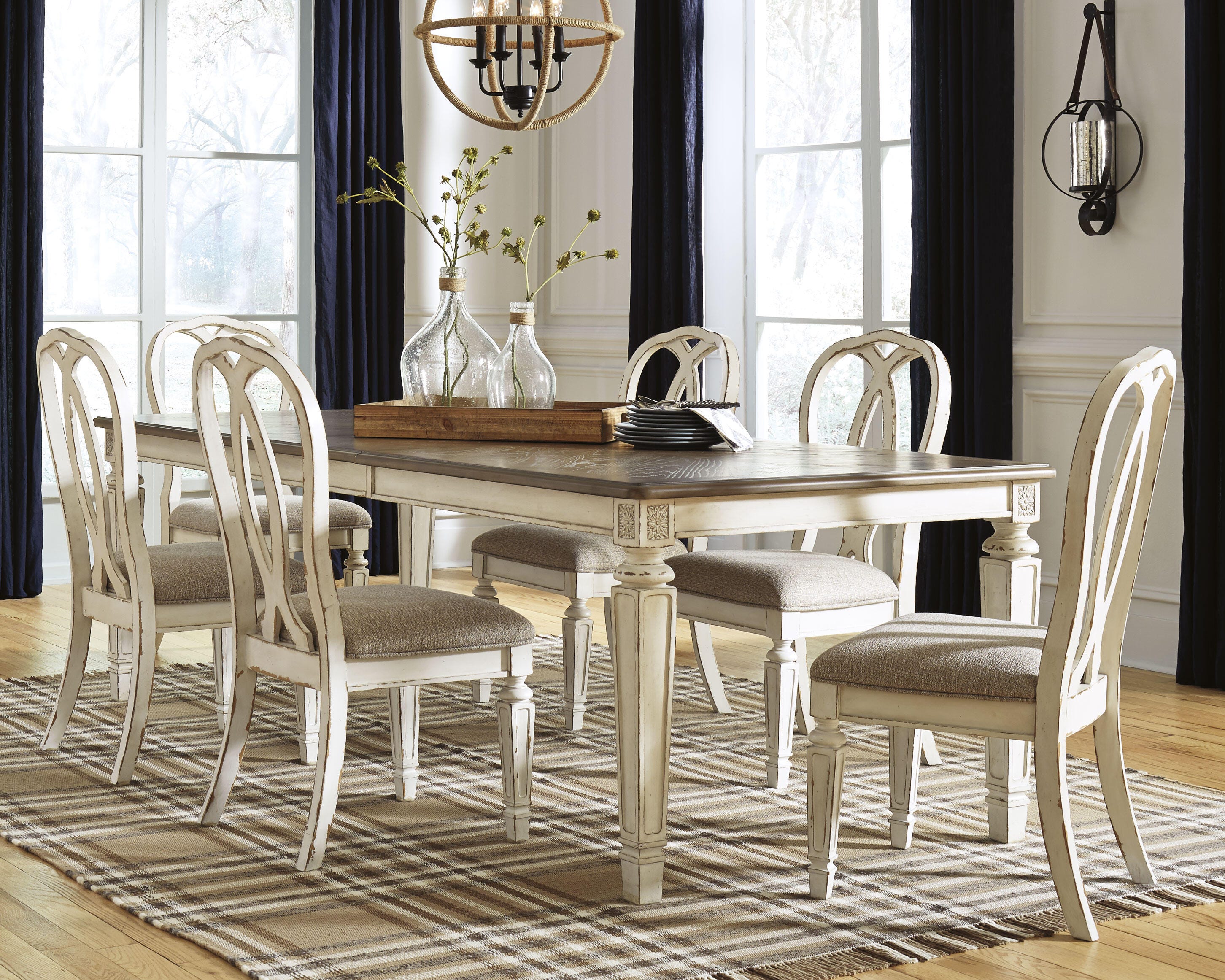 Realyn Dining Table and 6 Chairs, , rollover