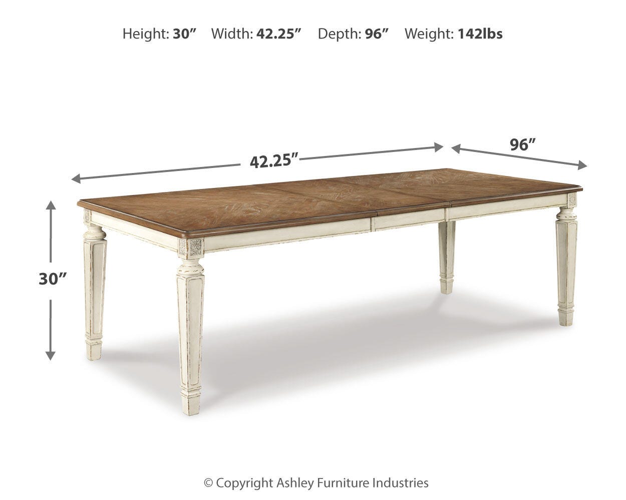 Realyn Dining Extension Table - image 4