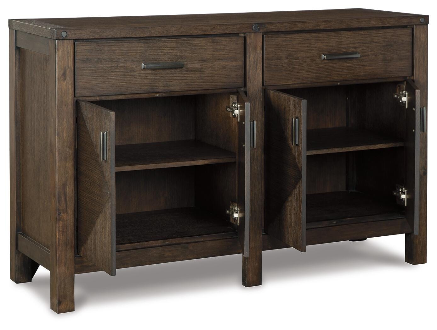 Dellbeck Dining Server with Diamond Pattern Inlay | Ashley