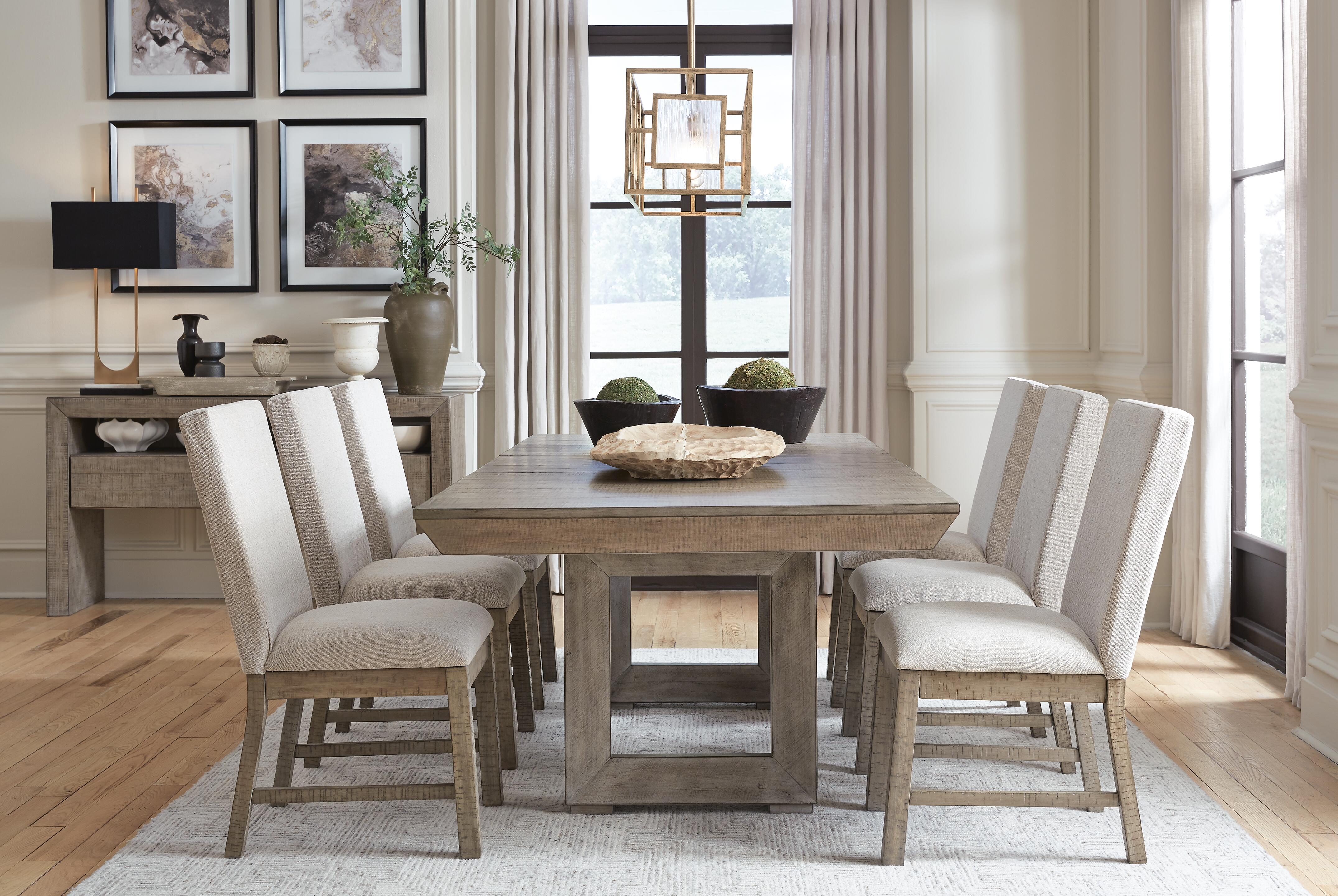 【美品】Ashley ラングフォードコレクション　ダイニングチェア　6/6 Langford Upholstered Dining Chair | Ashley