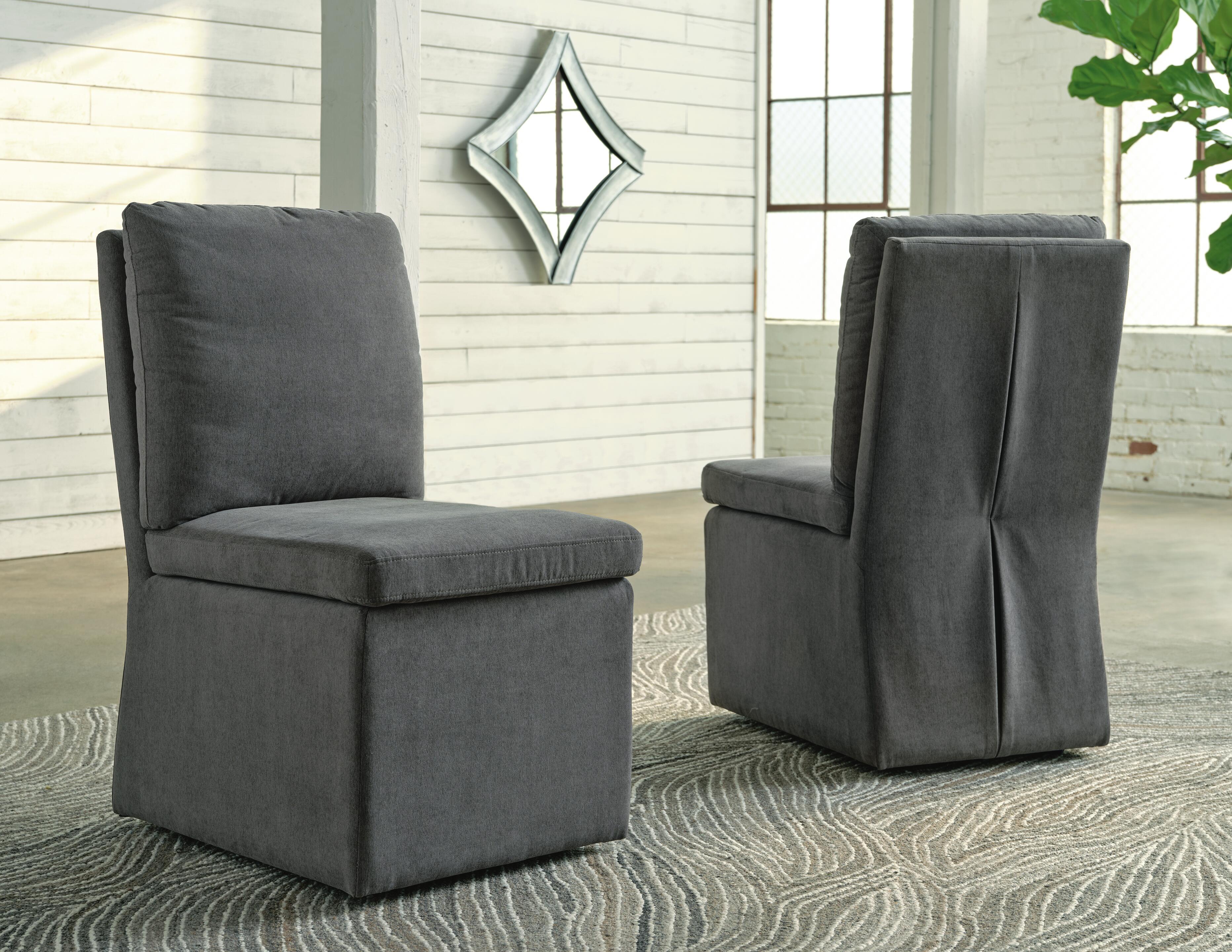 Krystanza Dining Chair, Charcoal, large
