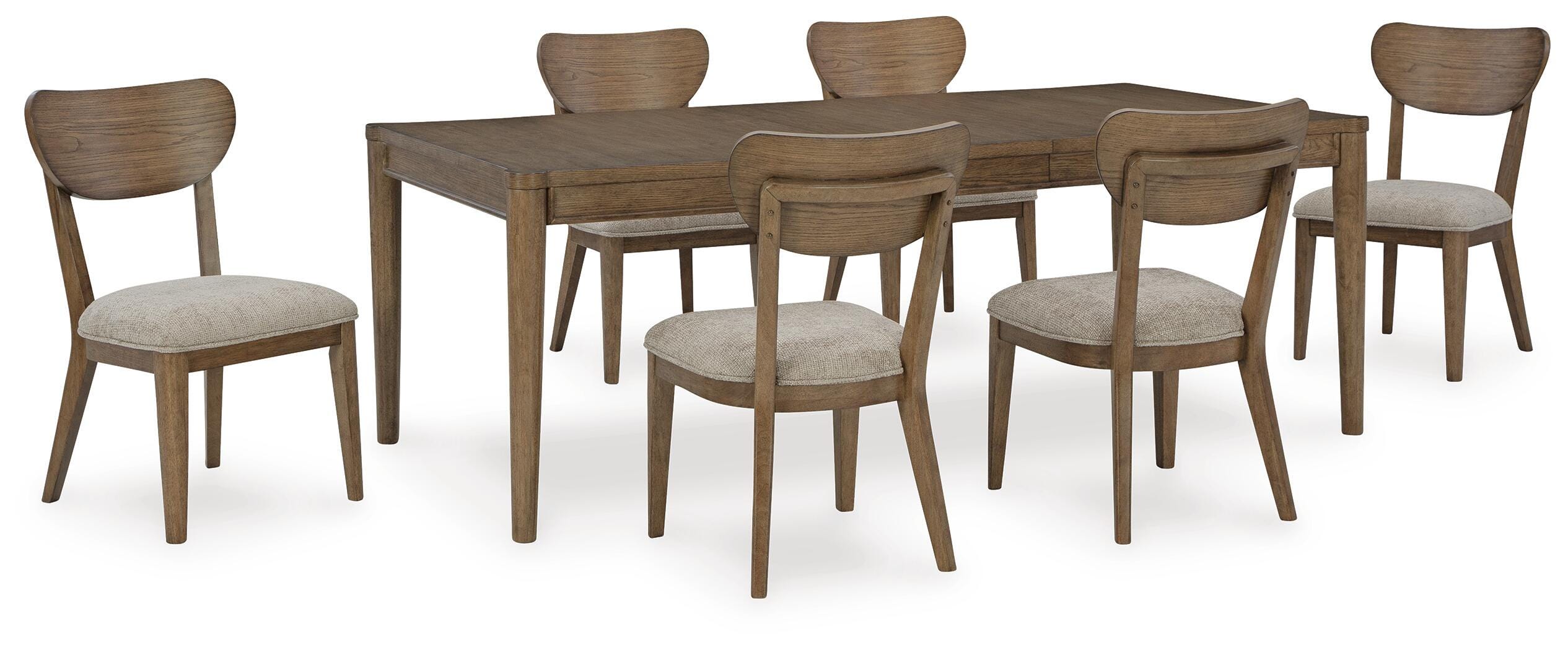 Roanhowe Dining Table and 6 Chairs, , large