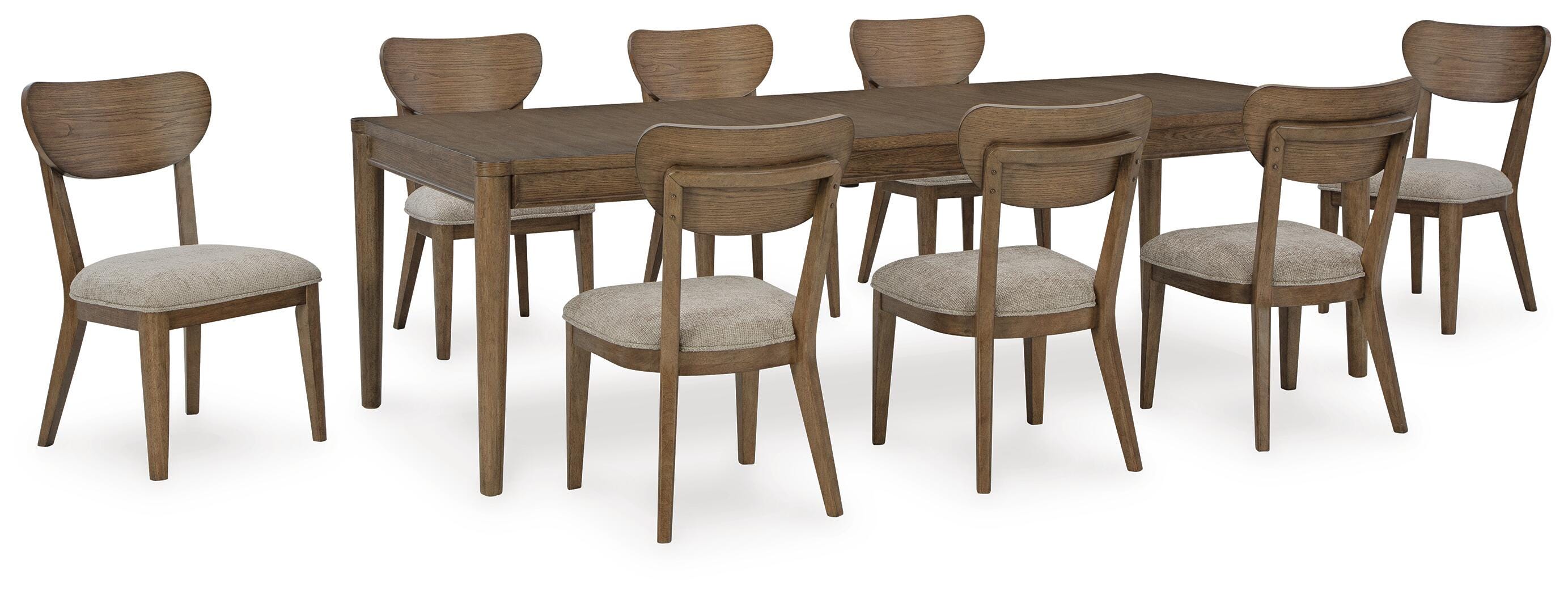 Roanhowe Dining Table and 8 Chairs, , large