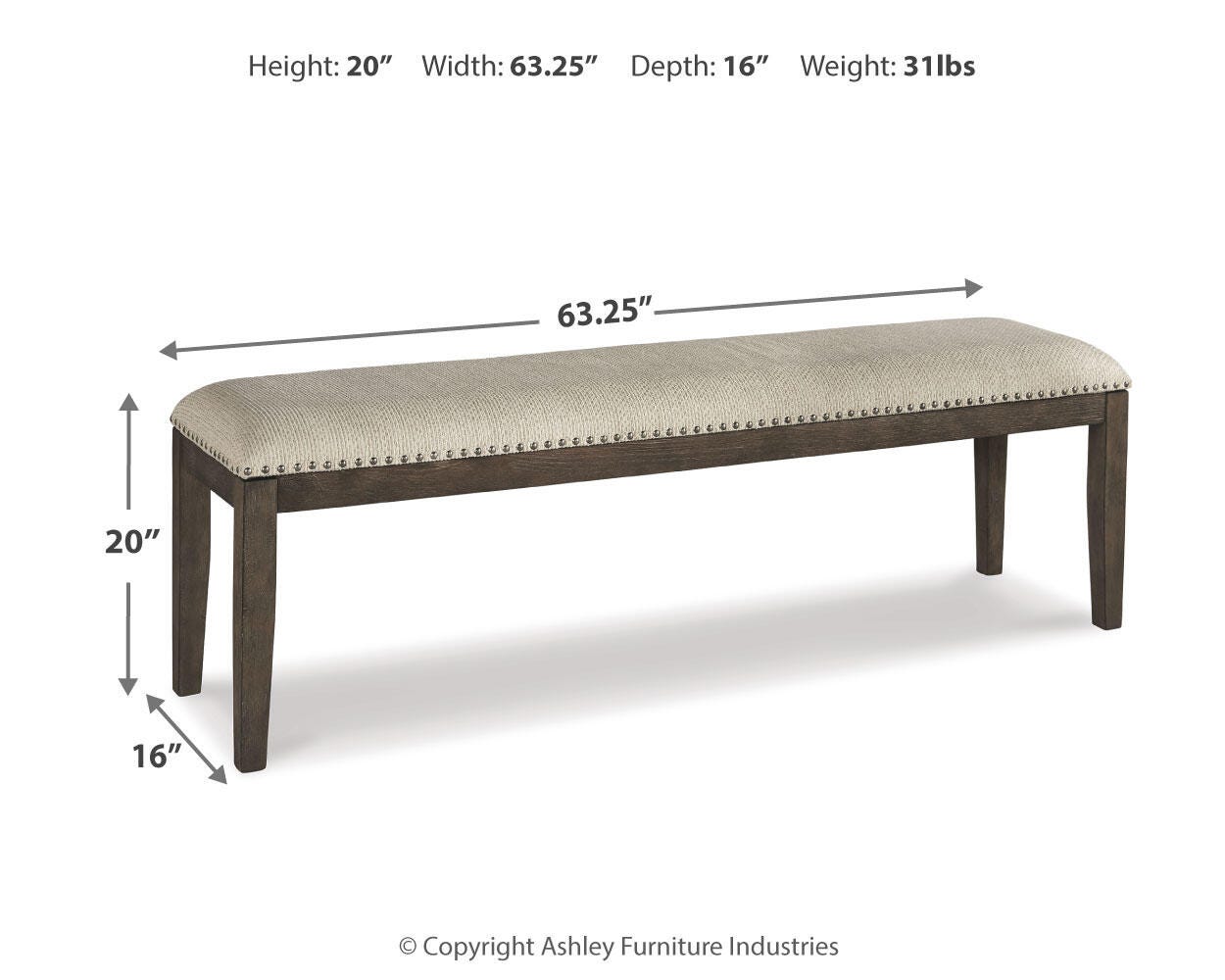 Johnelle Dining Bench - image 4