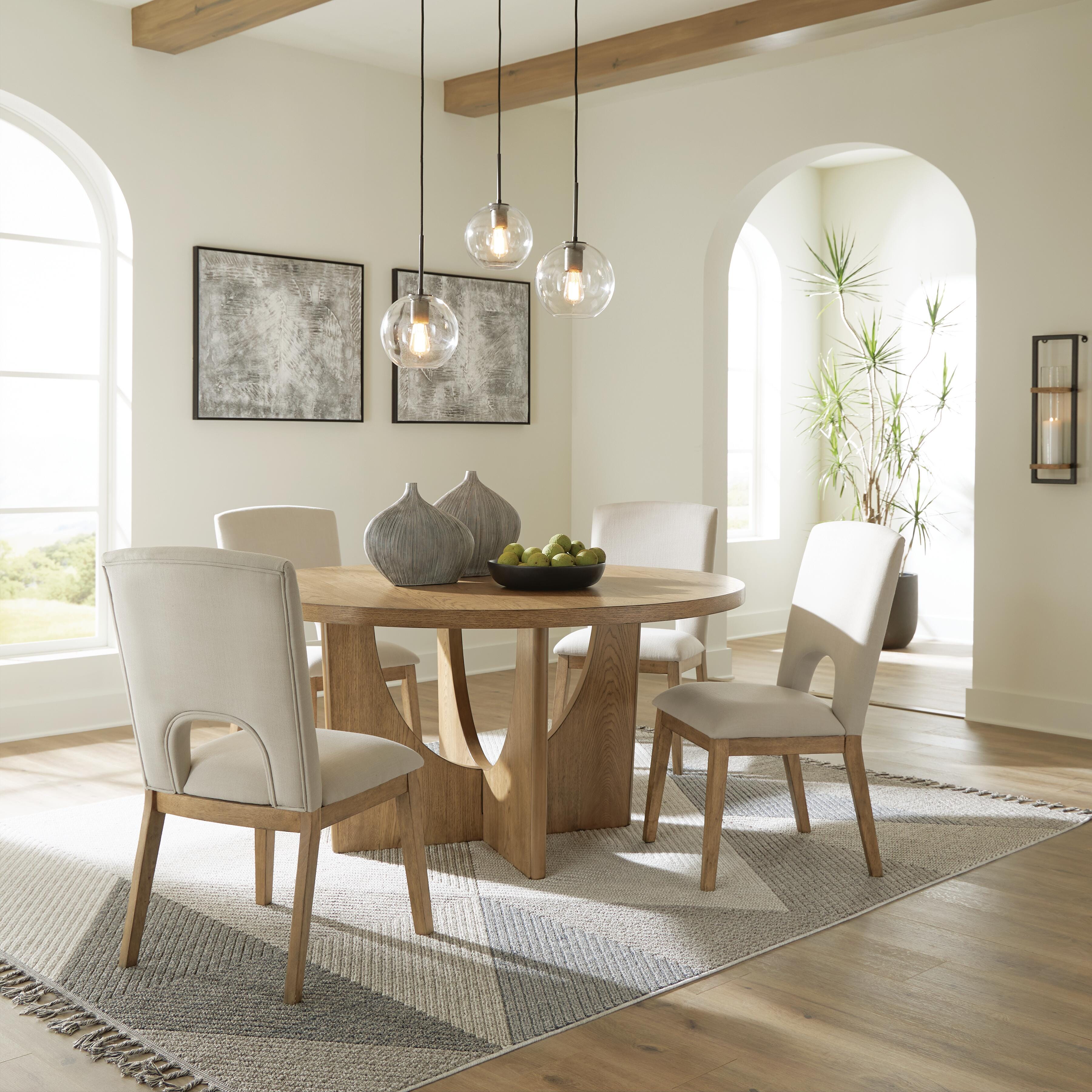Dakmore Dining Table and 4 Chairs - image 1