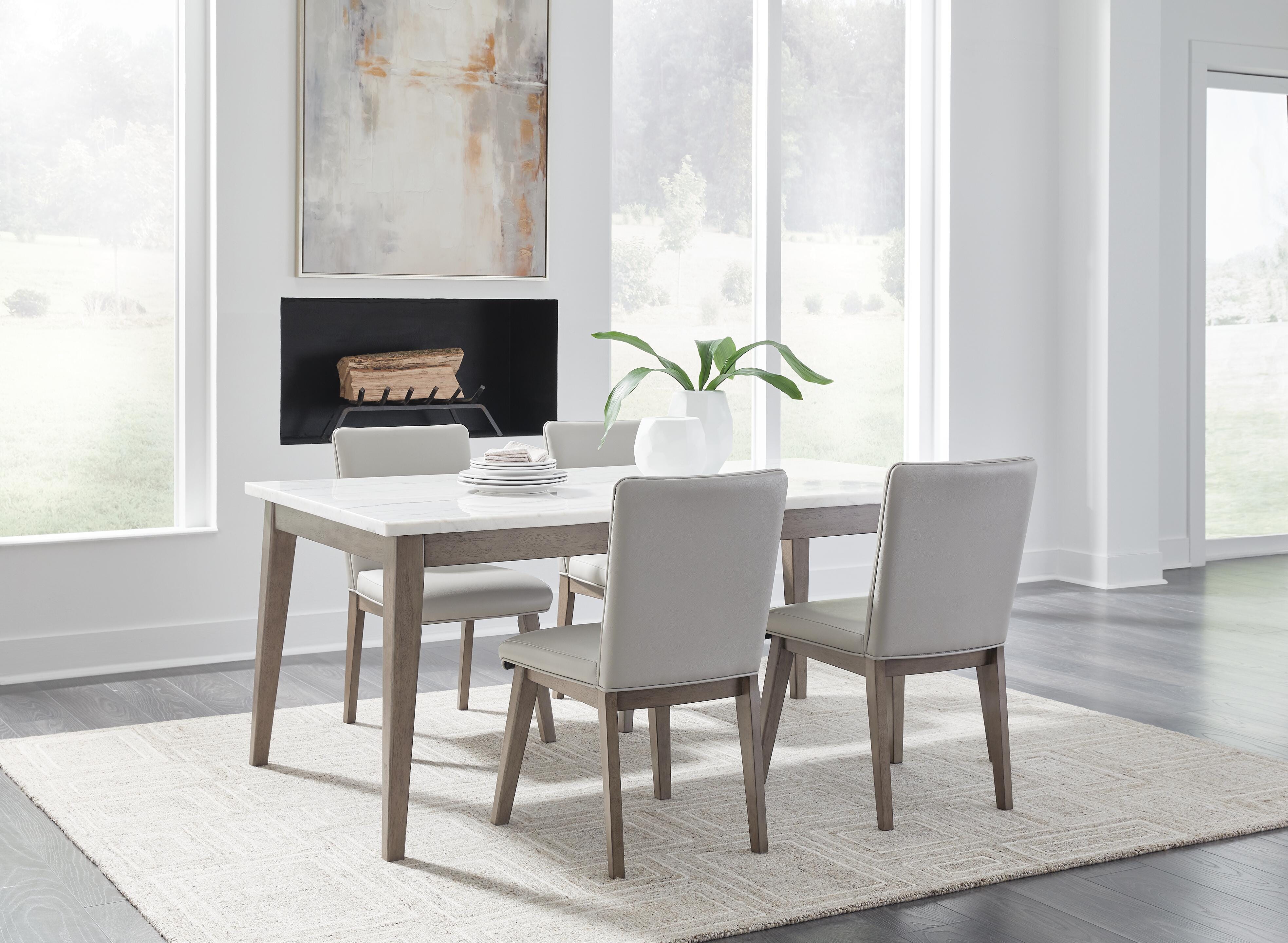 Loyaska Dining Table and 4 Chairs - image 1
