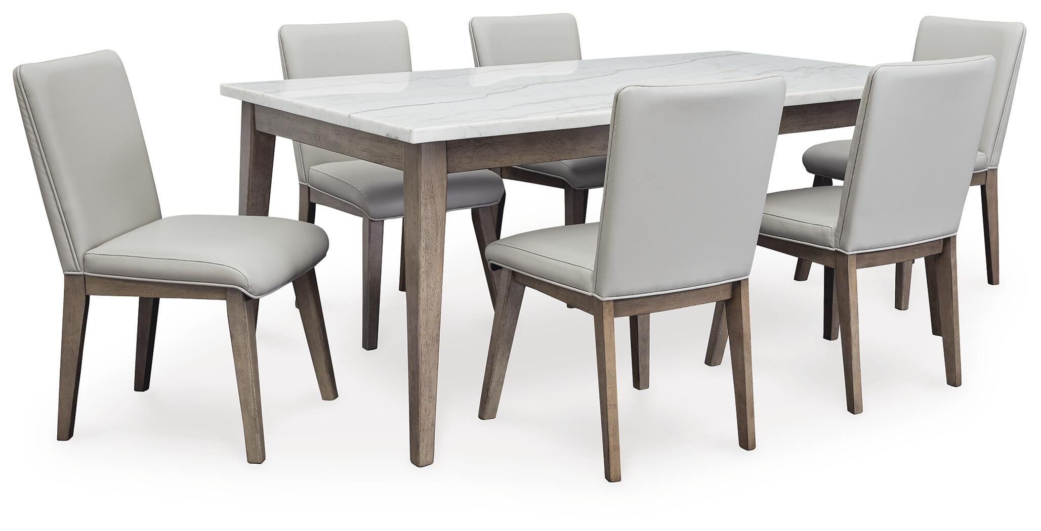 Loyaska Dining Table and 6 Chairs - image 2